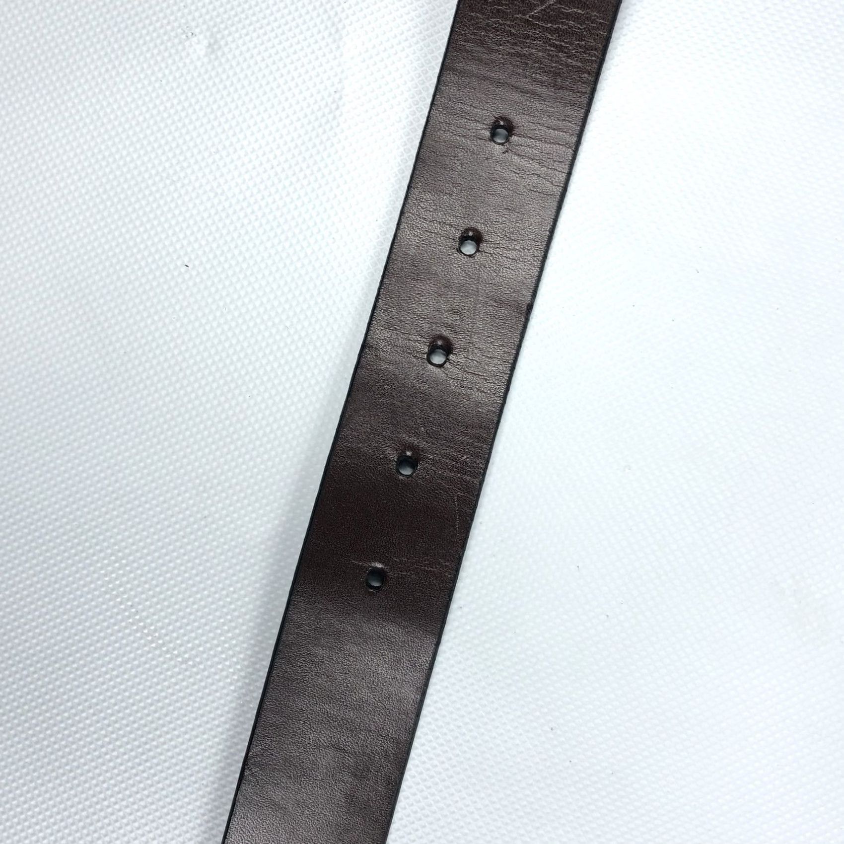 Florsheim Florsheim Belt Reversible Leather Black Brown Silver Buckle Belt Men 32 Perforated Engraved Logo Dress Casual Size 32 - 5 Thumbnail