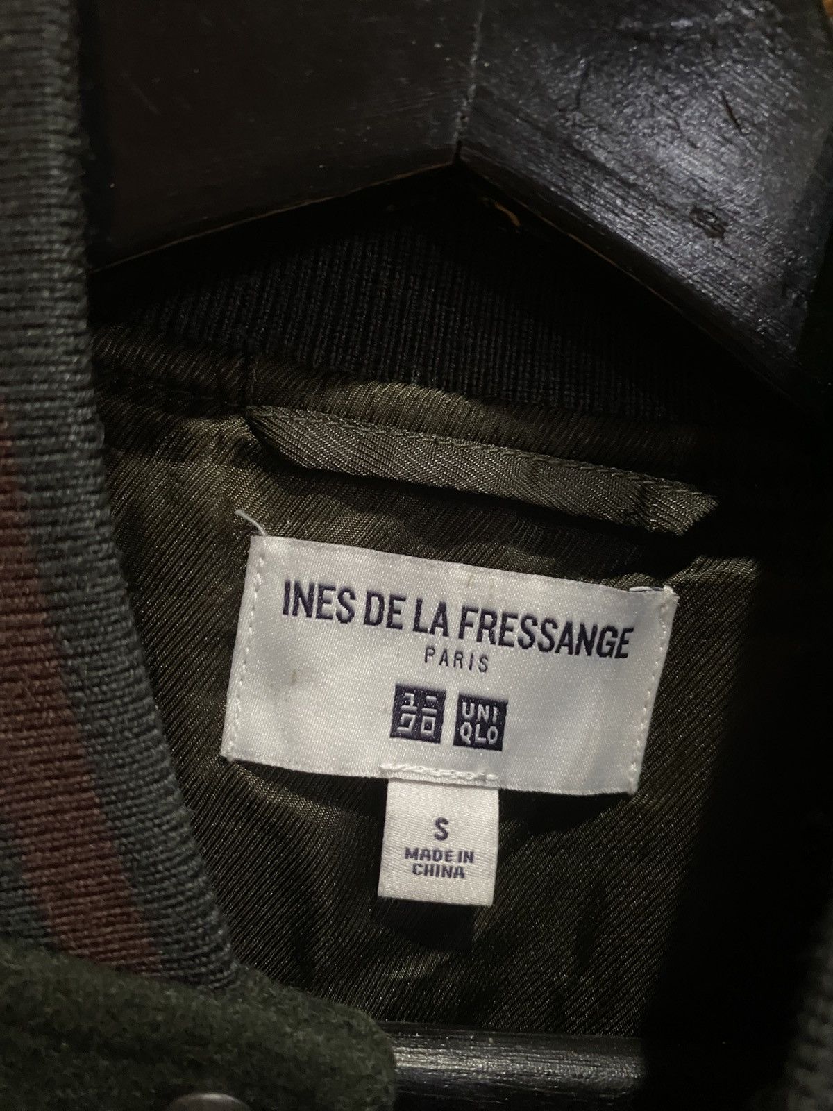 Uniqlo Ines de la Fressange Uniqlo Forest Green Varsity Wool Jacket Size US XS / EU 42 / 0 - 6 Thumbnail