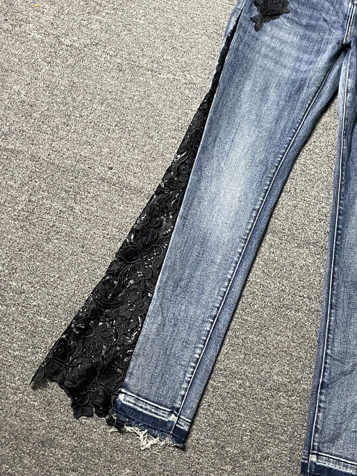 Japanese Brand × Vintage Hysteric Glamour x MaxSmile Jeans with Lace (90) Size 27" / US 4 / IT 40 - 4 Thumbnail