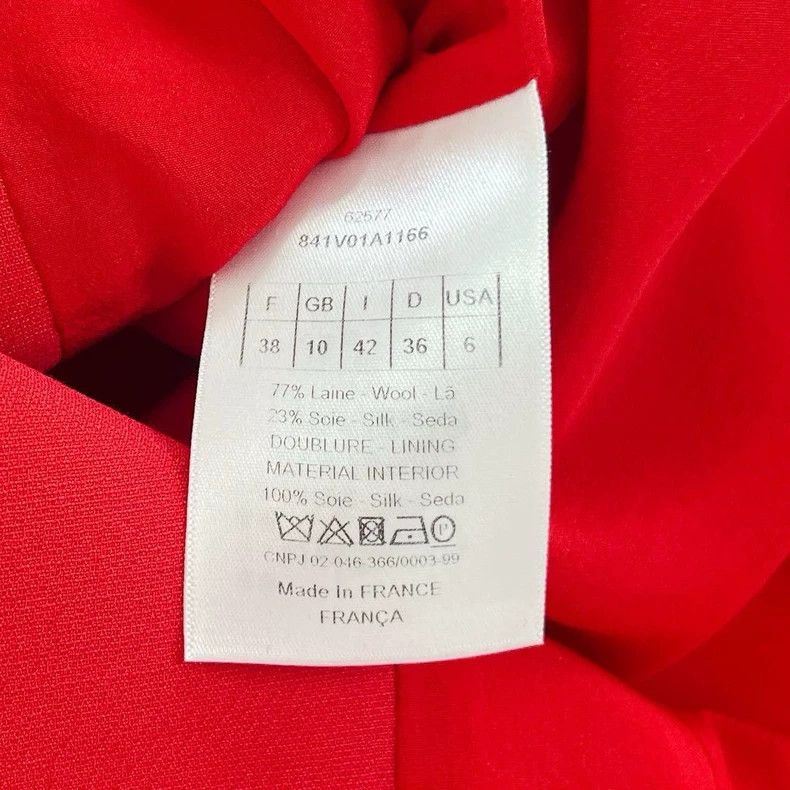 Dior Dior Red wool blend suit Size XS / US 0-2 / IT 36-38 - 6 Thumbnail