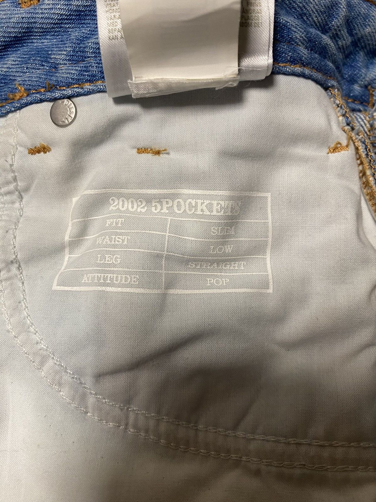 Diesel Diesel 2002 Double Side-Zipper Jeans Size 26" / US 2 / IT 38 - 15 Thumbnail