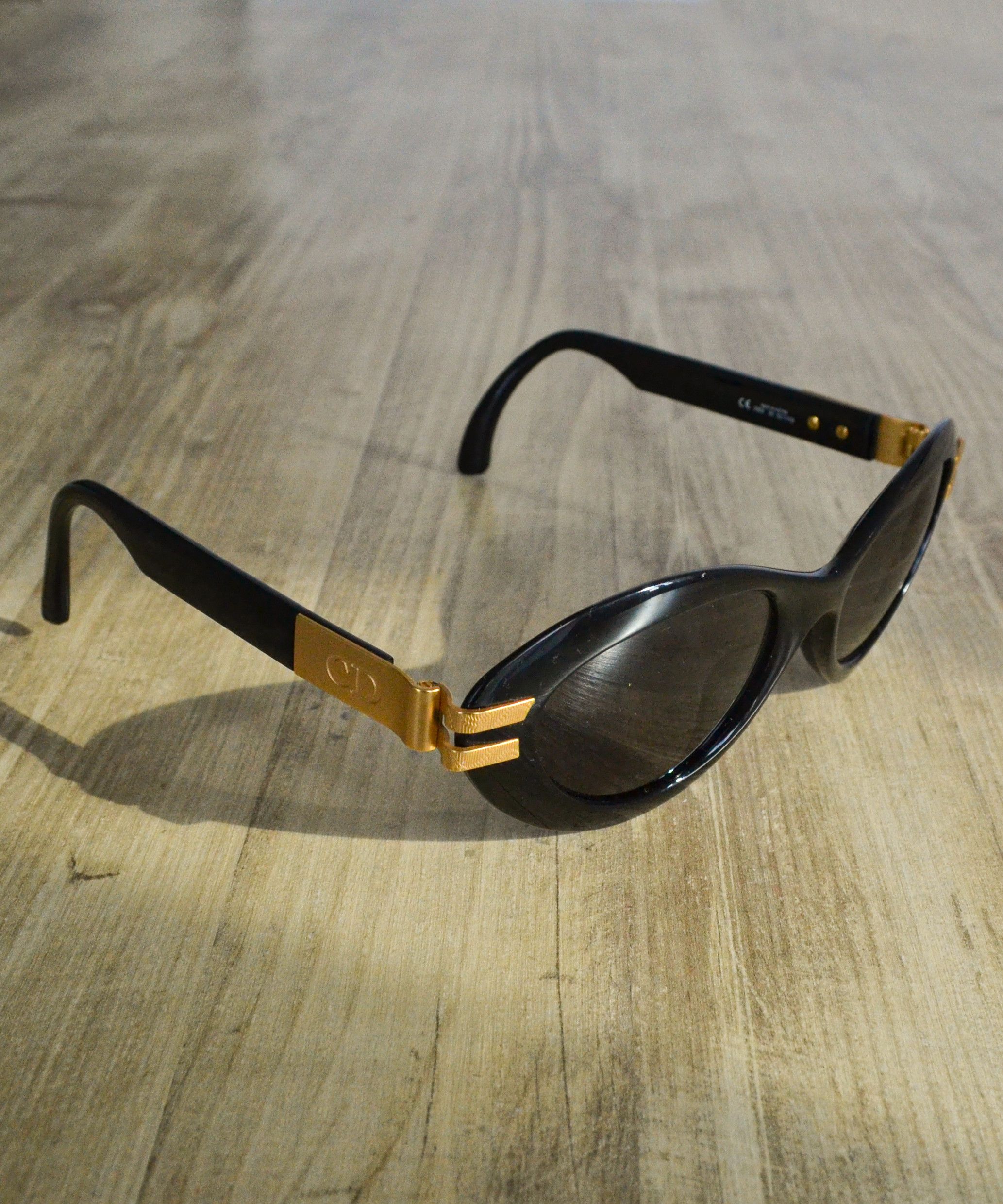 Dior DIOR Sunglasses CD Golden Glasses 2905 Oval Cat Black Size ONE SIZE - 9 Thumbnail