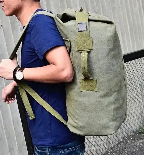Japanese Brand Canvas Travel Backpack Size ONE SIZE - 2 Thumbnail