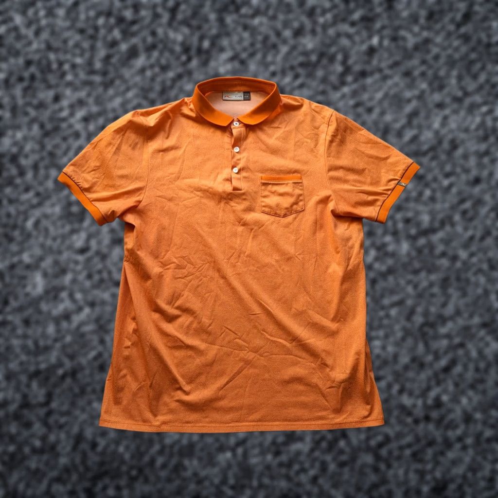 KJUS KJUS Golf Polo Shirt Mens Size M Orange Size US M / EU 48-50 / 2 - 1 Thumbnail