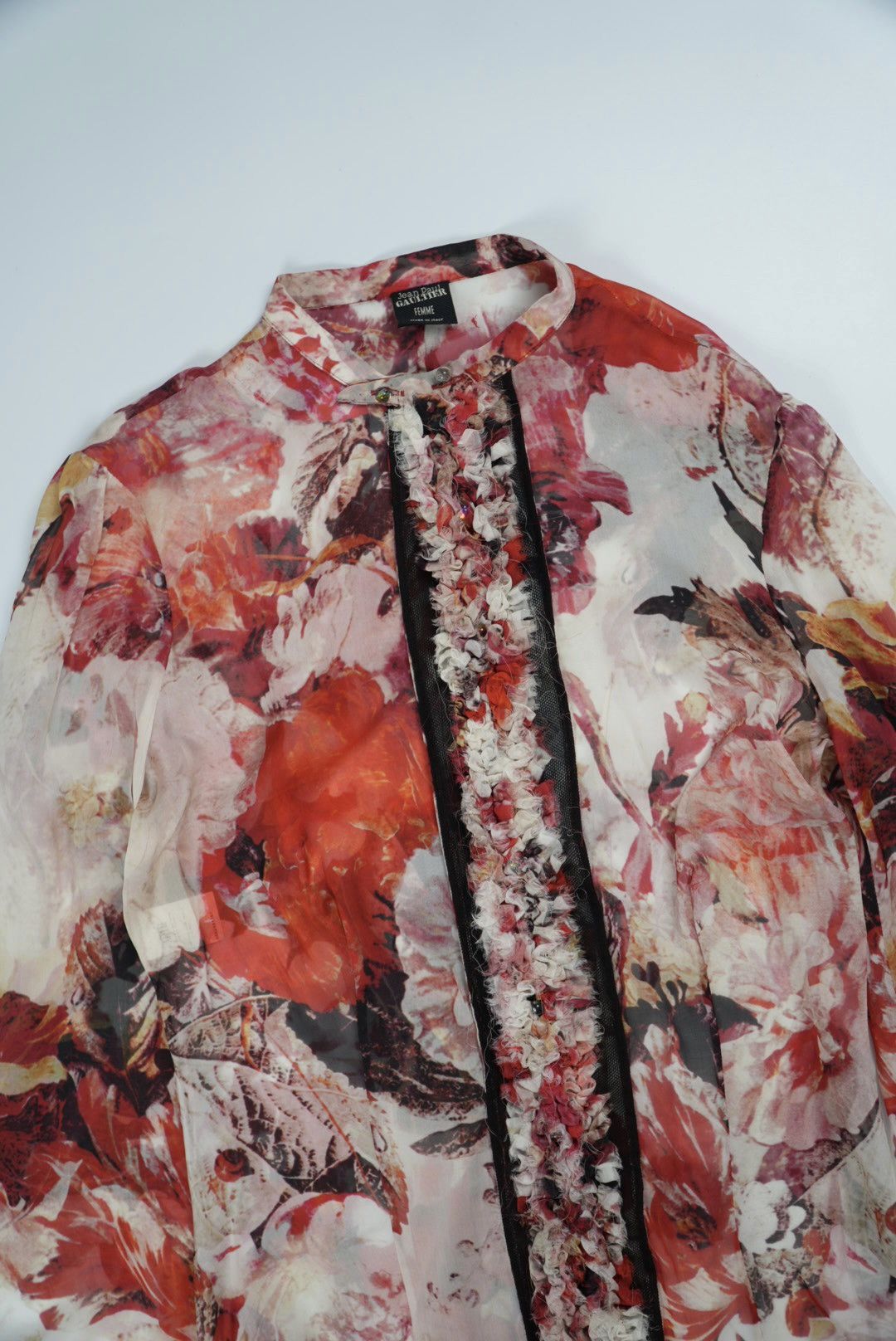 Jean Paul Gaultier Jean Paul Gaultier Gaultier Floral Print Blouse Size S / US 4 / IT 40 - 3 Thumbnail