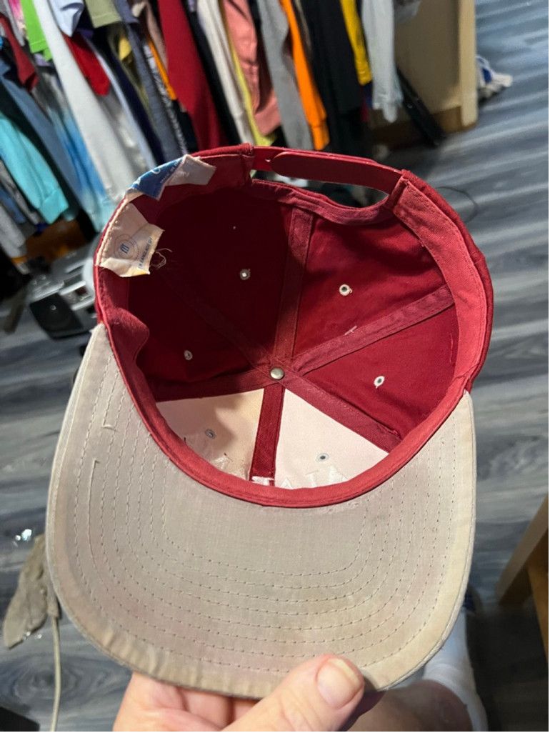 Drew Pearson Men's Drew Pearson Alabama Tide Maroon Gray Baseball Cap Size ONE SIZE - 5 Thumbnail