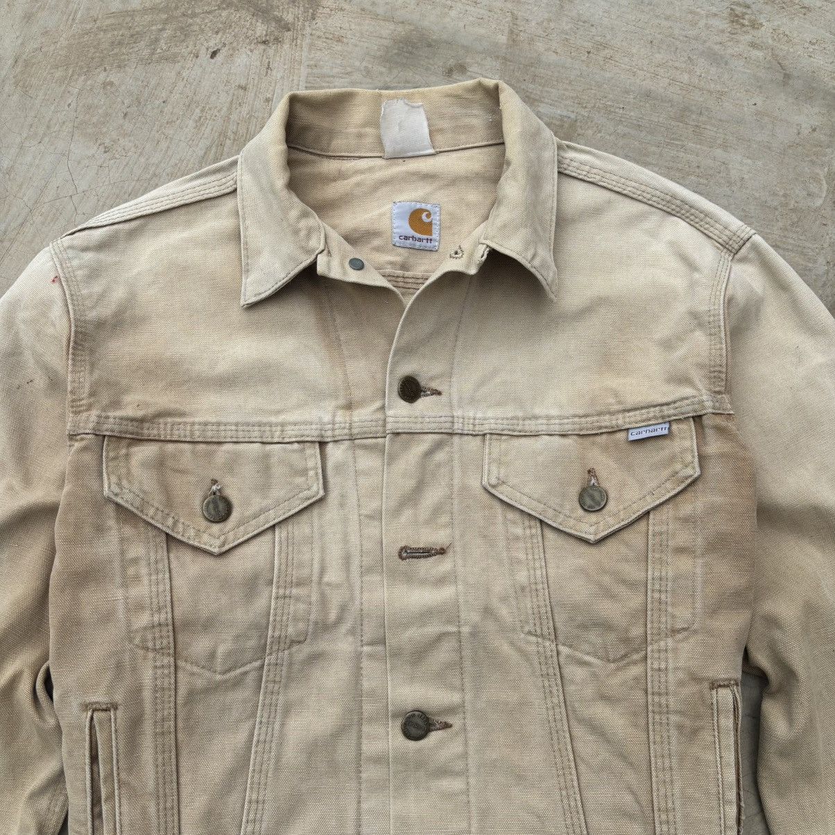 Carhartt Vintage 80s 1889 100th Anniversary Carhartt Denim Trucker Size US S / EU 44-46 / 1 - 2 Thumbnail
