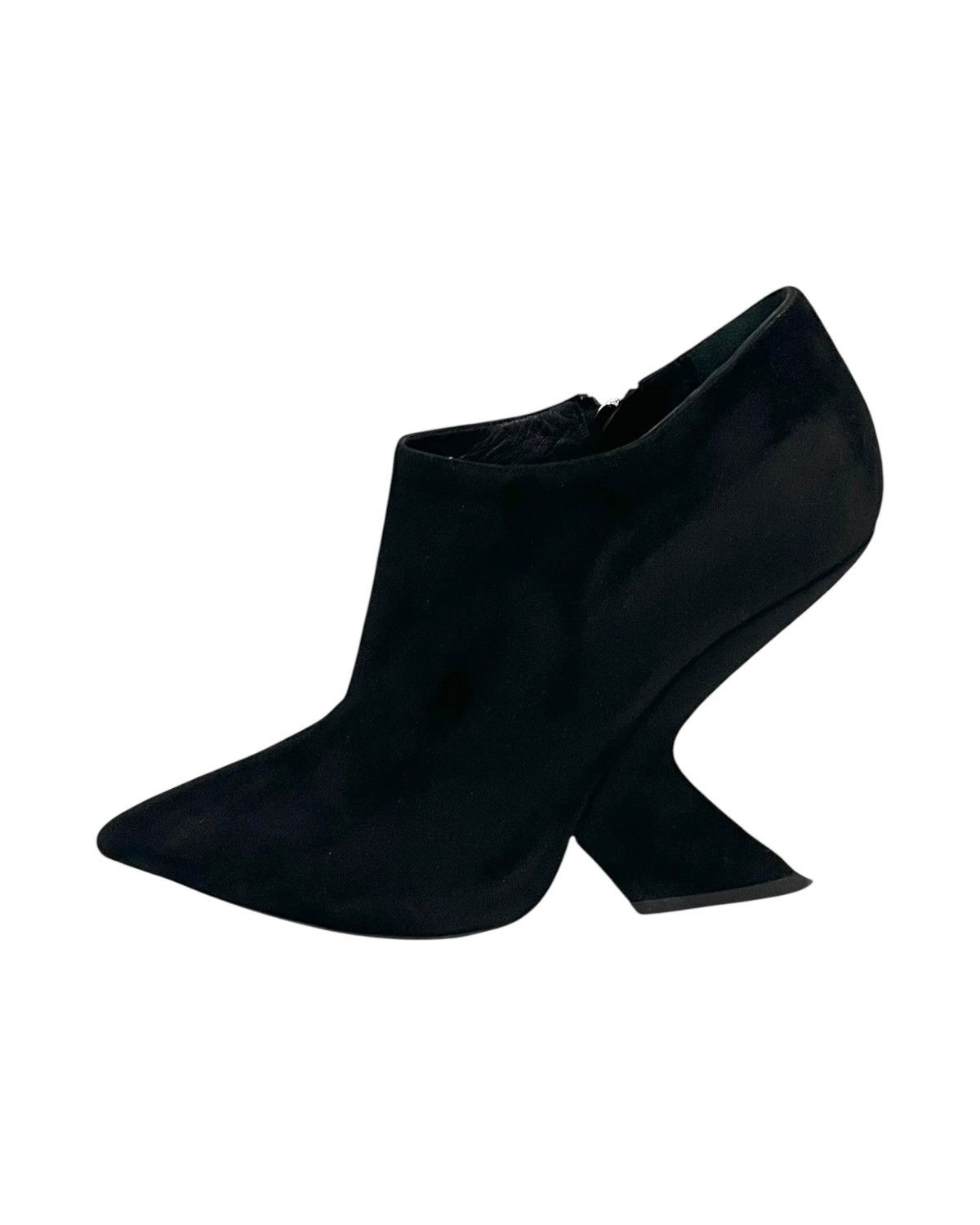 Dior Dior Black Suede Ankle Boots Size US 7 / IT 37 - 5 Thumbnail