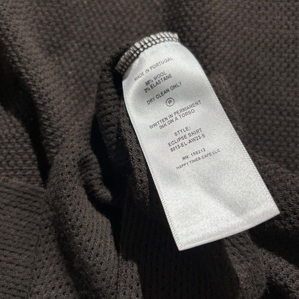 Eckhaus Latta Eclipse convertible stretch dress/skirt Size XS / US 0-2 / IT 36-38 - 5 Thumbnail