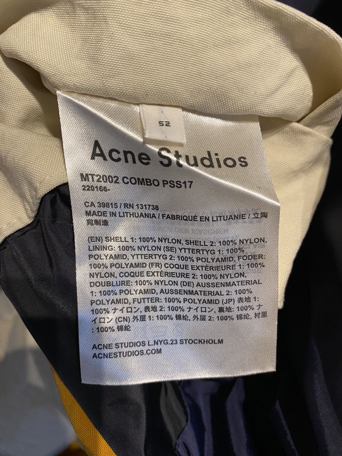 Acne Studios Acne Studios Mt2002 Combo Jacket Size US L / EU 52-54 / 3 - 12 Thumbnail
