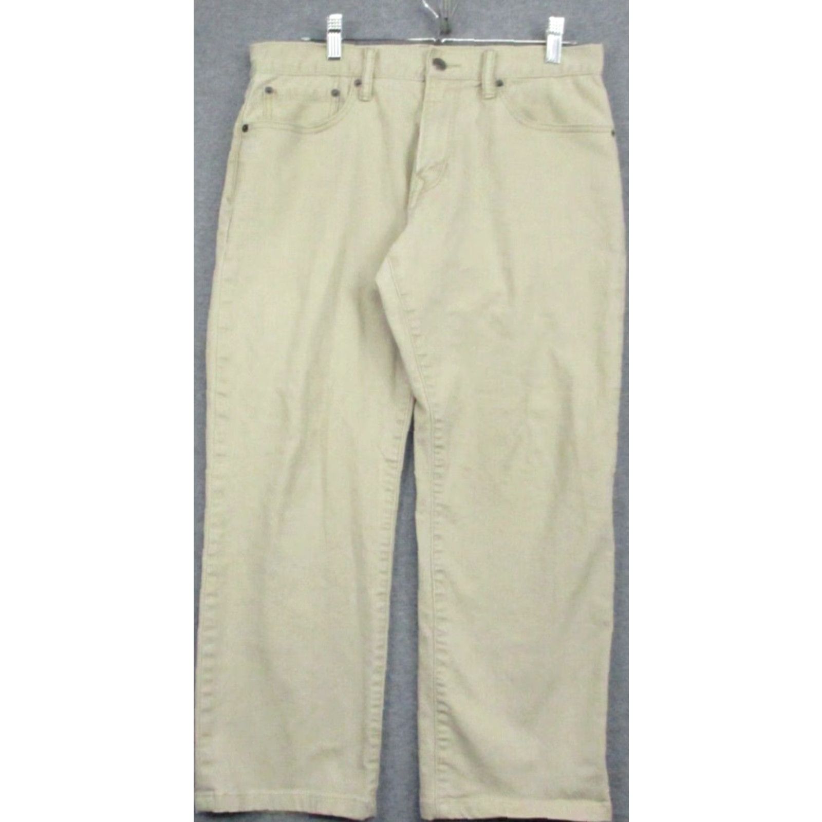 Gap VINTAGE Gap 1969 Pants Mens 30x30 Khaki Tan Chino Slim Fit Straight Leg 100% Cotton Logo Size US 30 / EU 46 - 2 Thumbnail