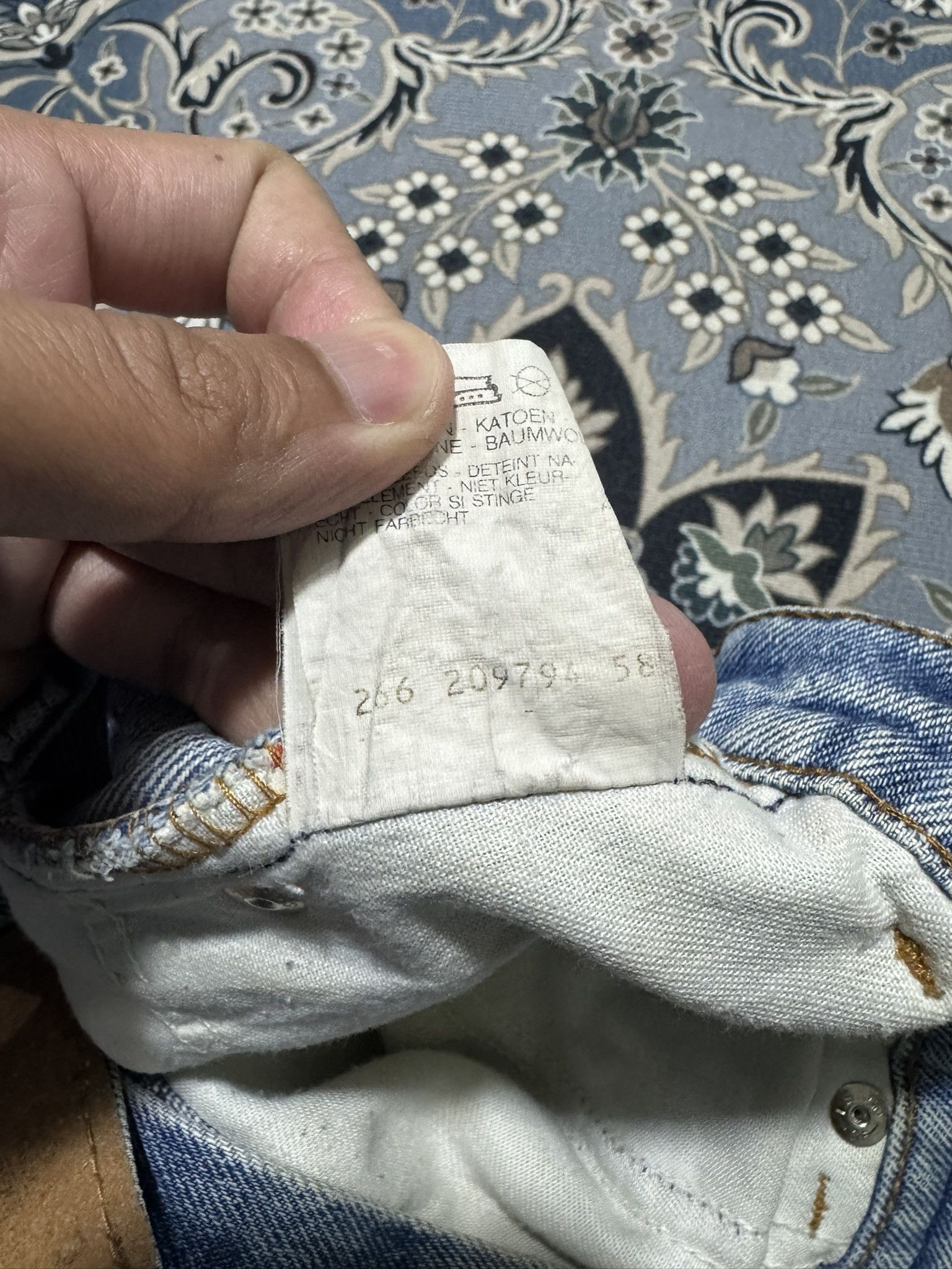 Beauty Beast × Levi's Vintage Levis Custom Distressed Style Jeans Size US 34 / EU 50 - 11 Thumbnail