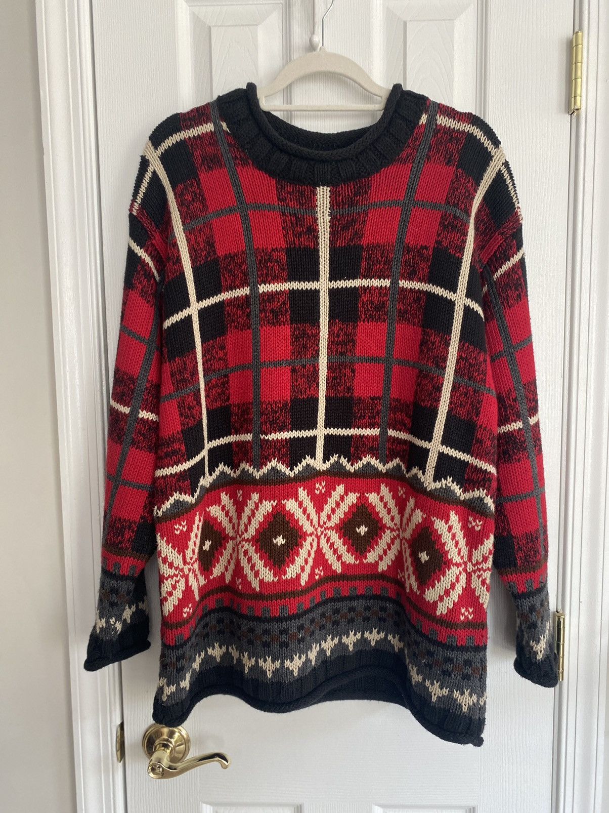 Other METROPOLITAN NEW YORK 10001 THICK KNIT PULLOVER SWEATER Size L / US 10 / IT 46 - 5 Thumbnail