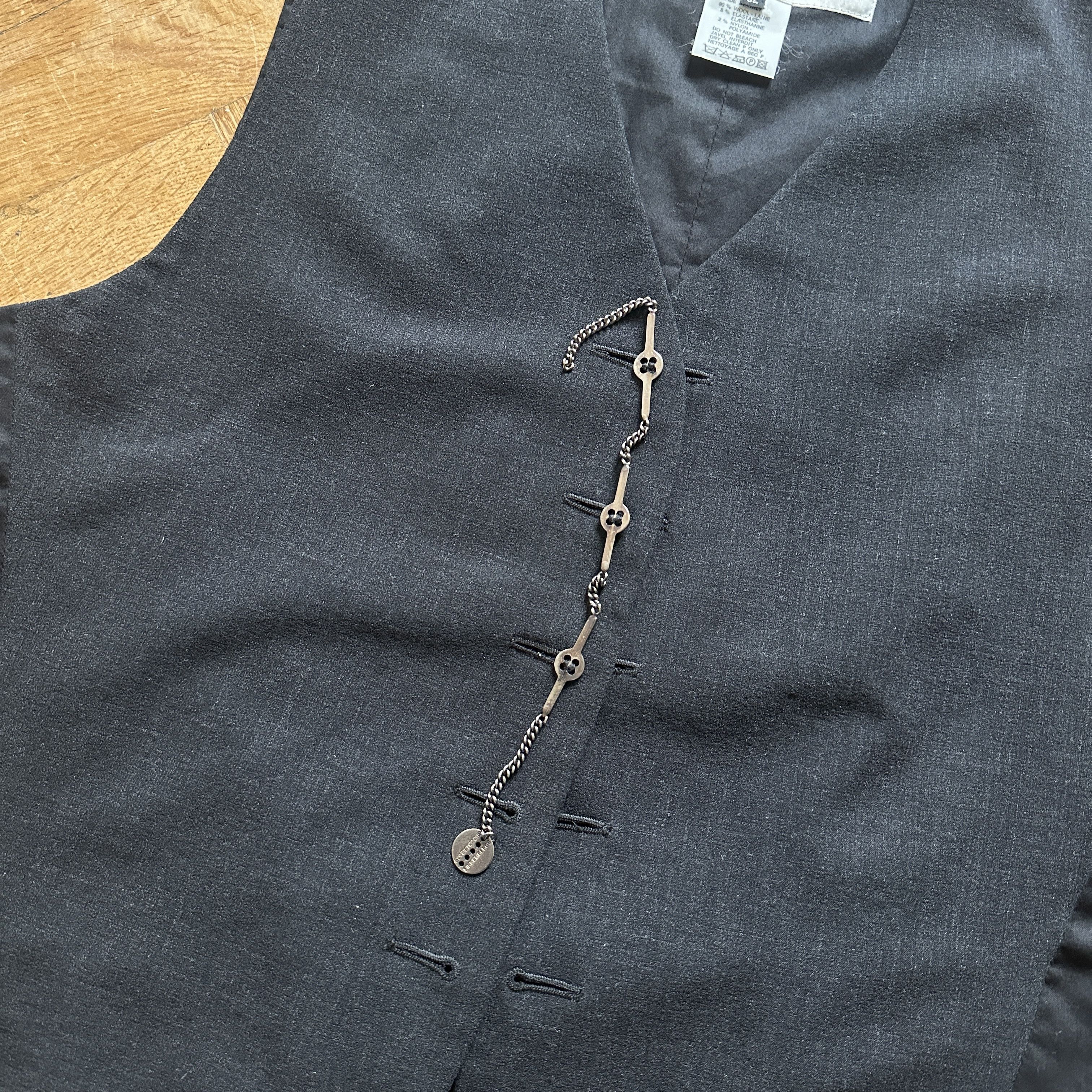 Dirk Bikkembergs Hommes 90s Chained Waistcoat Size US L / EU 52-54 / 3 - 4 Thumbnail