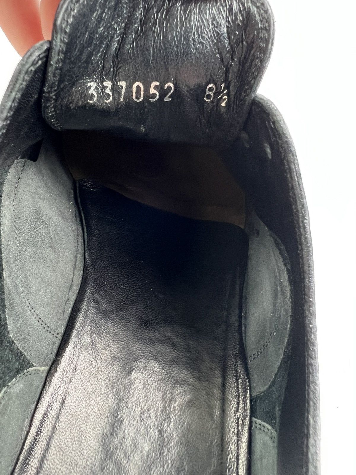 Gucci GUCCI Oxfords Leather Shoes Diamond Embossing Black Men’s Size US 9 / EU 42 - 18 Thumbnail