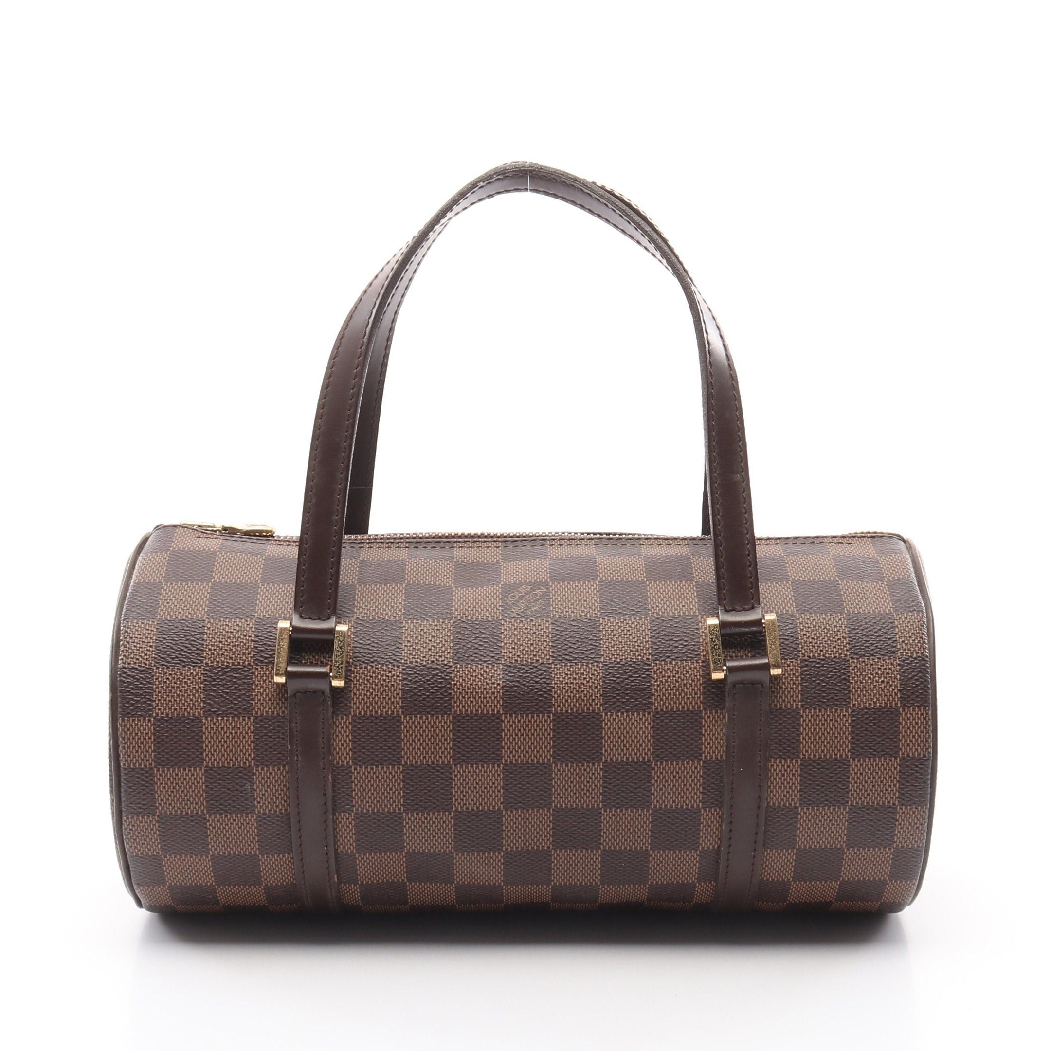 Louis Vuitton Louis Vuitton Papillon 26 Damier Ebene Handbag Leather Brown Size ONE SIZE - 1 Thumbnail