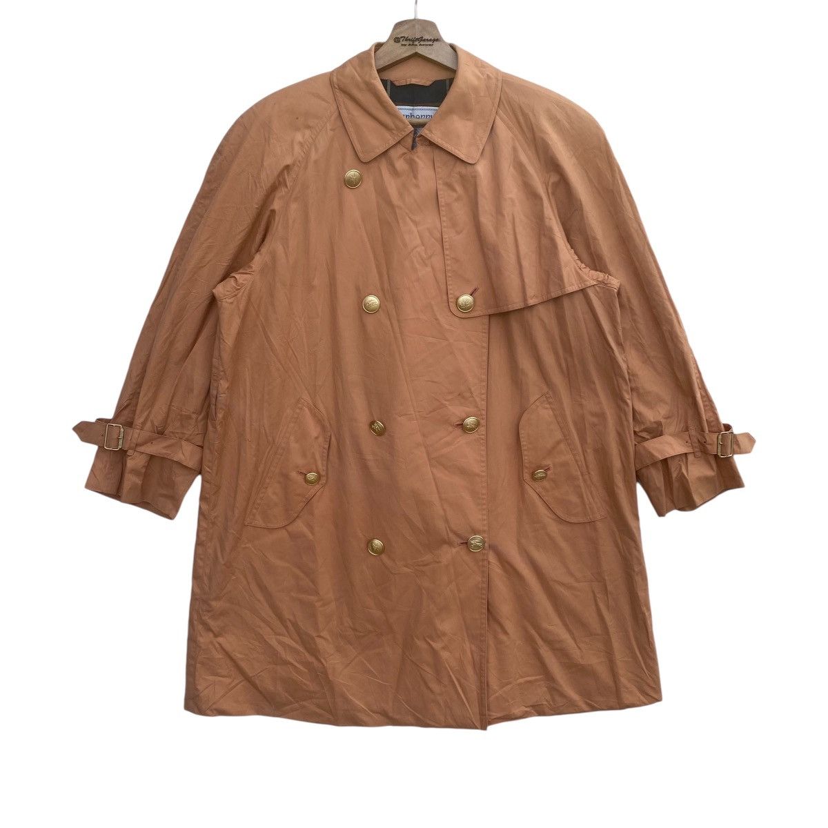 Burberry × Vintage Vintage BURBERRYS’ Prorsum Double Breast Trench Coat/Parkas Size L / US 10 / IT 46 - 1 Thumbnail