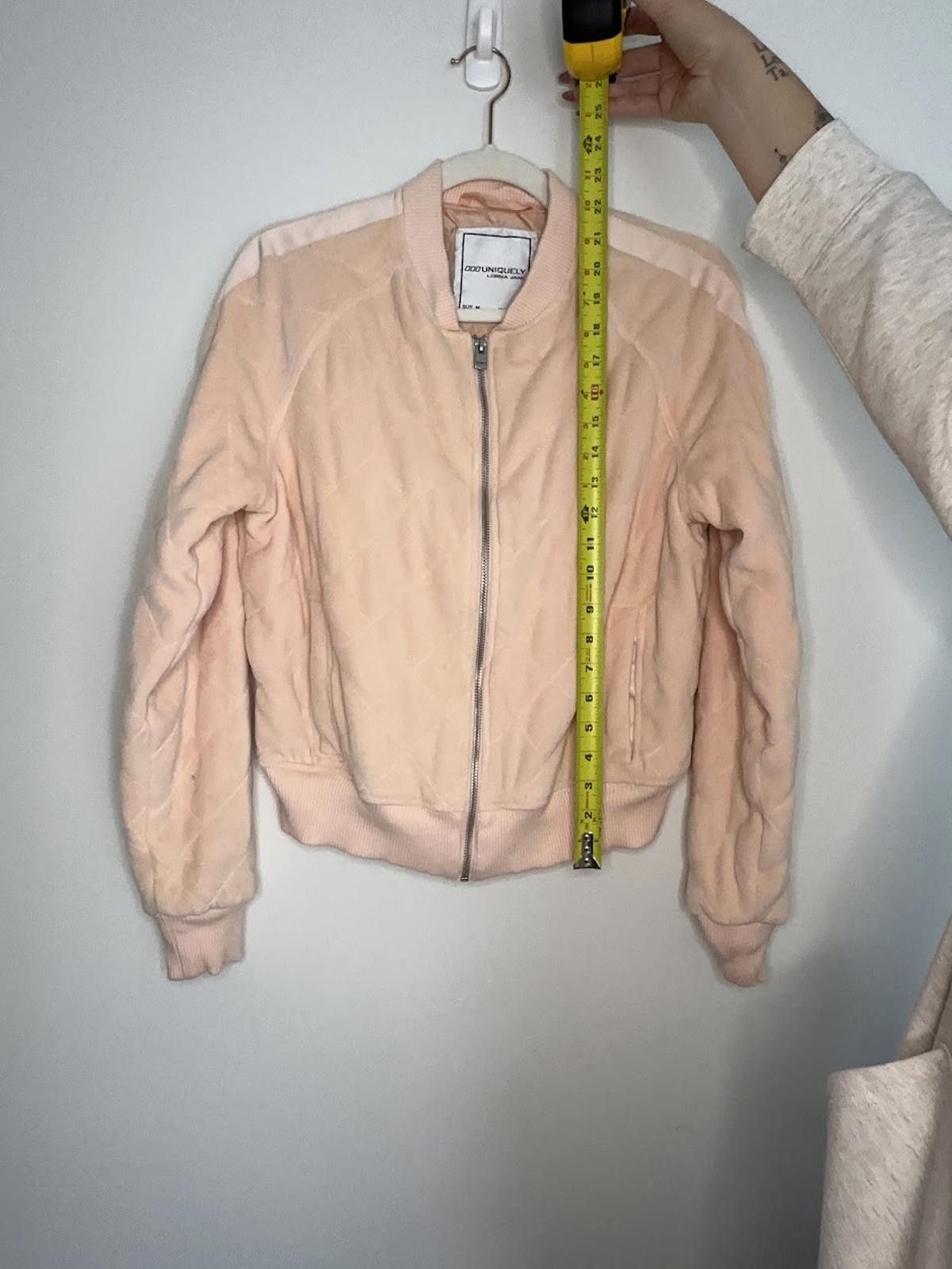 Other Lorna Jane Pink Quilted Bomber Jacket - Sz. M Size M / US 6-8 / IT 42-44 - 5 Thumbnail