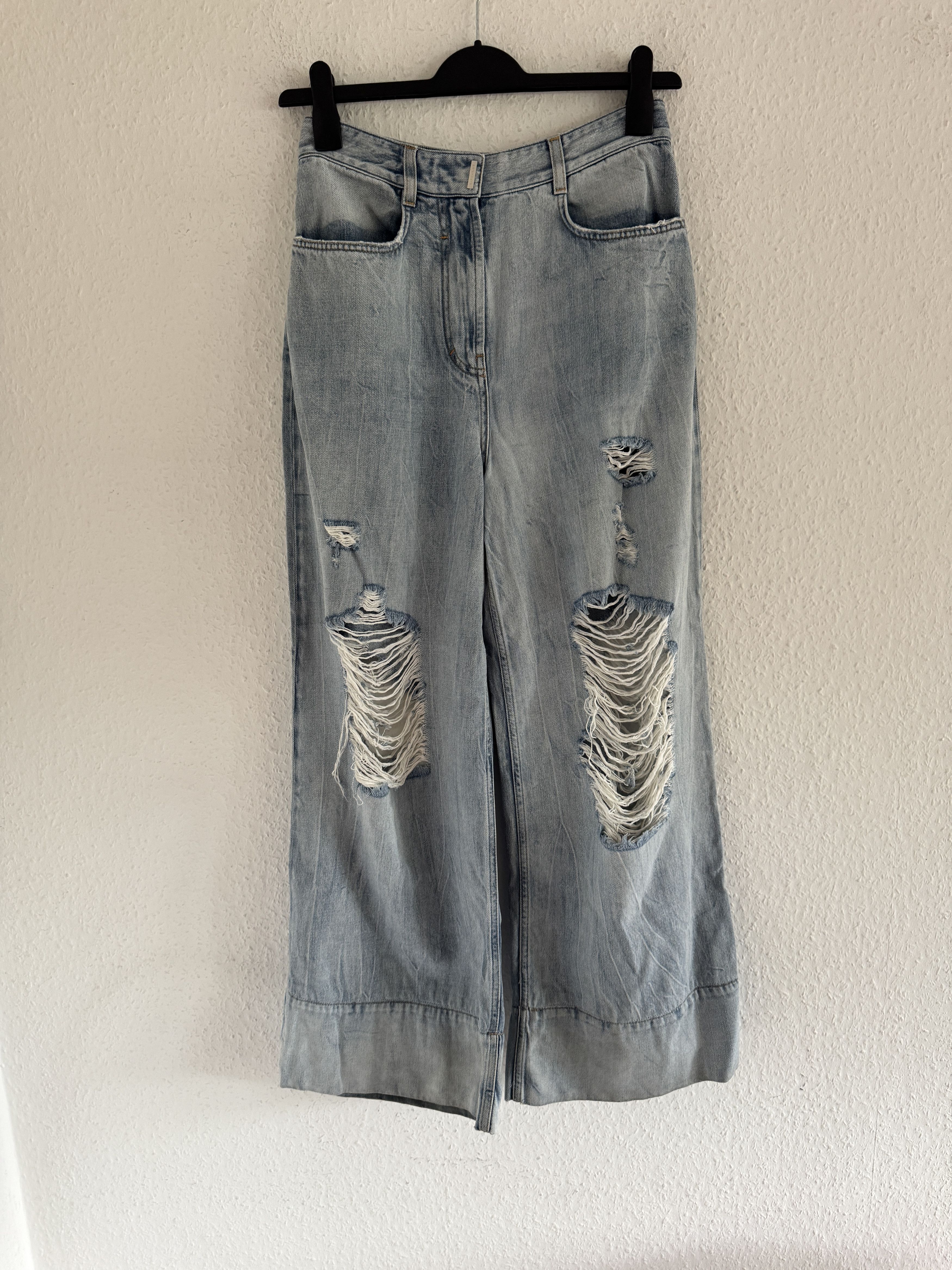 Givenchy Gabba Distressed Jeans Size US 26 / EU 42 - 1 Thumbnail