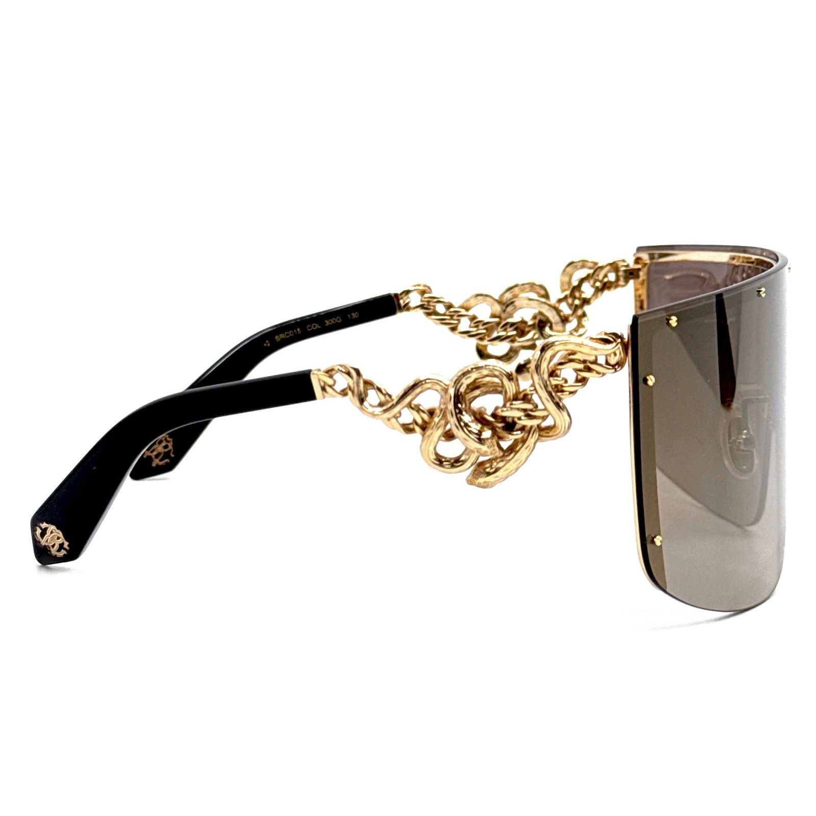Roberto Cavalli New, ROBERTO CAVALLI Sunglasses SRC015 Col.300G Authentic Size ONE SIZE - 11 Thumbnail