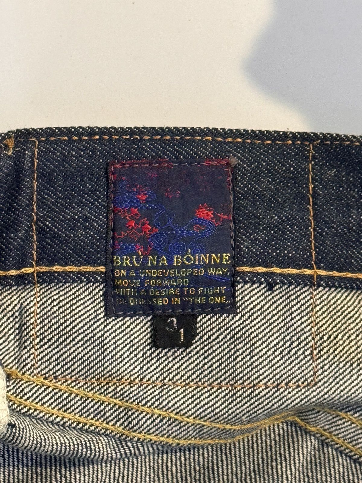 BRU NA BOINNE Bru Na Boinne Selvedge Jeans Size 31 inches Size US 31 - 3 Thumbnail
