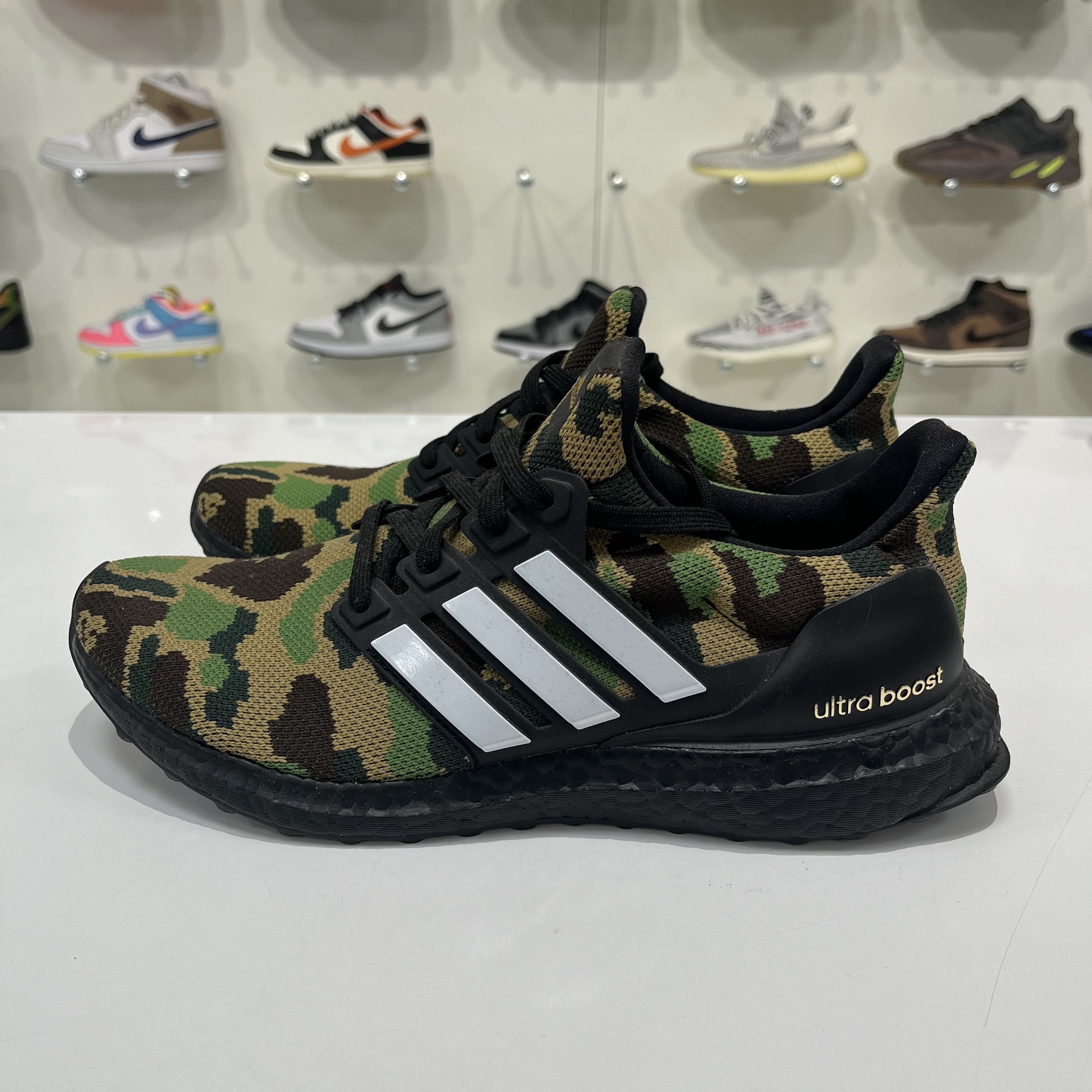 Adidas × Bape Adidas Ultra Boost 4.0 X Bape Camo Green Size US 7.5 / EU 40-41 - 2 Thumbnail