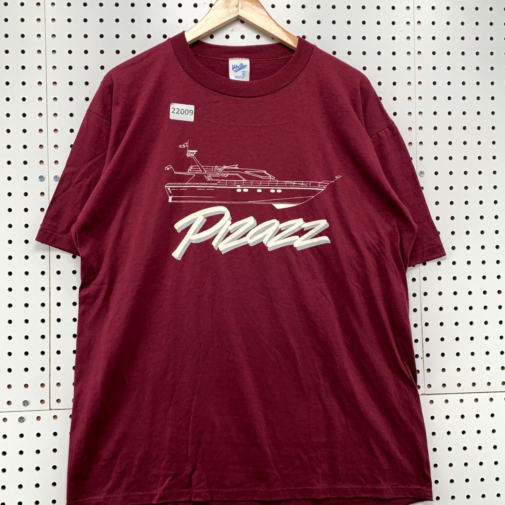 Velva Sheen VINTAGE Velva Sheen Yacht Shirt Red XL Adult 24x29.5 Short Sleeve Crew Neck T-Shirt 80s 80s Boat Mens Size US XL / EU 56 / 4 - 2 Thumbnail