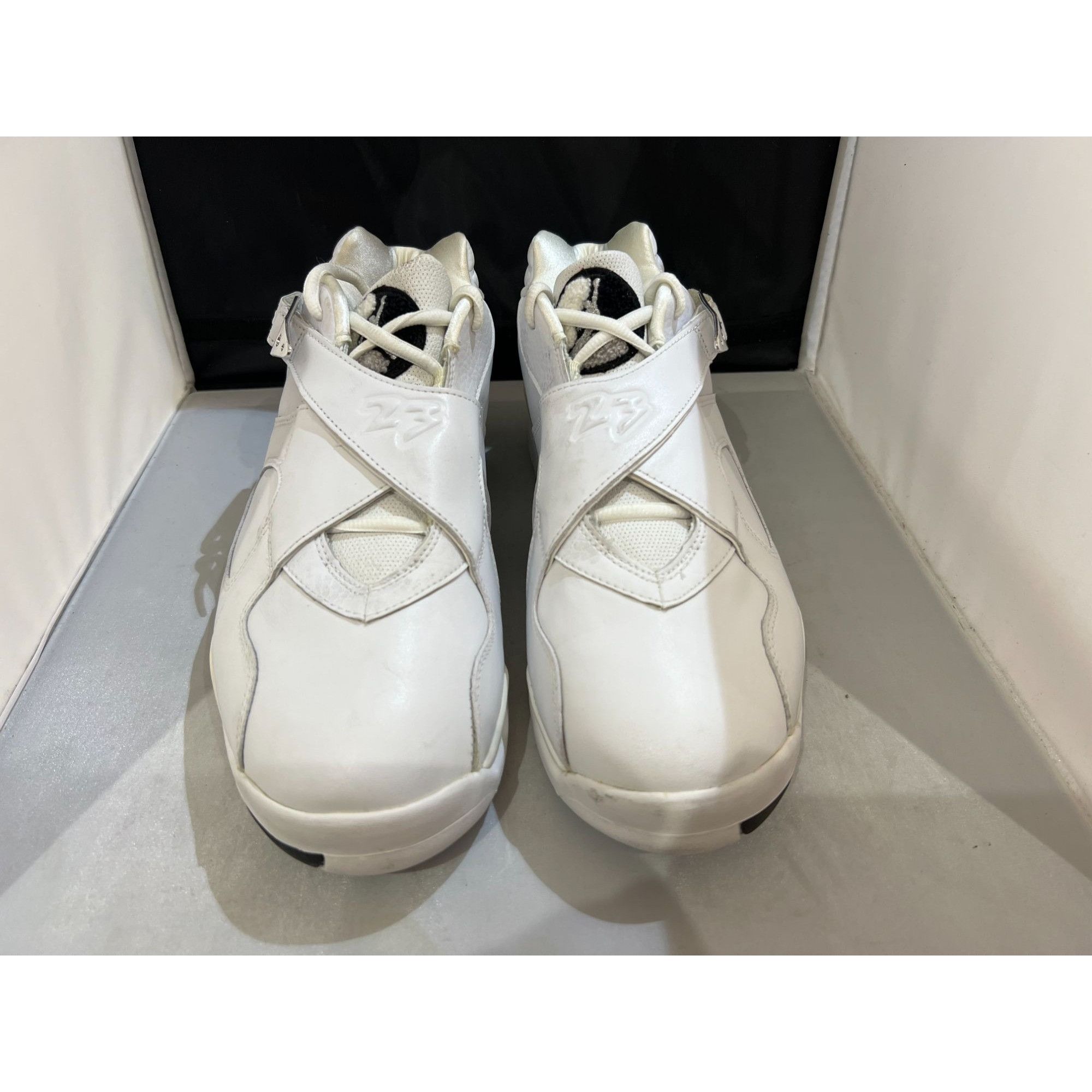 Jordan Brand Jordan 8 Retro Low White Metallic Silver - 306157 101 Men's Size US 12.5 / EU 45-46 - 3 Thumbnail