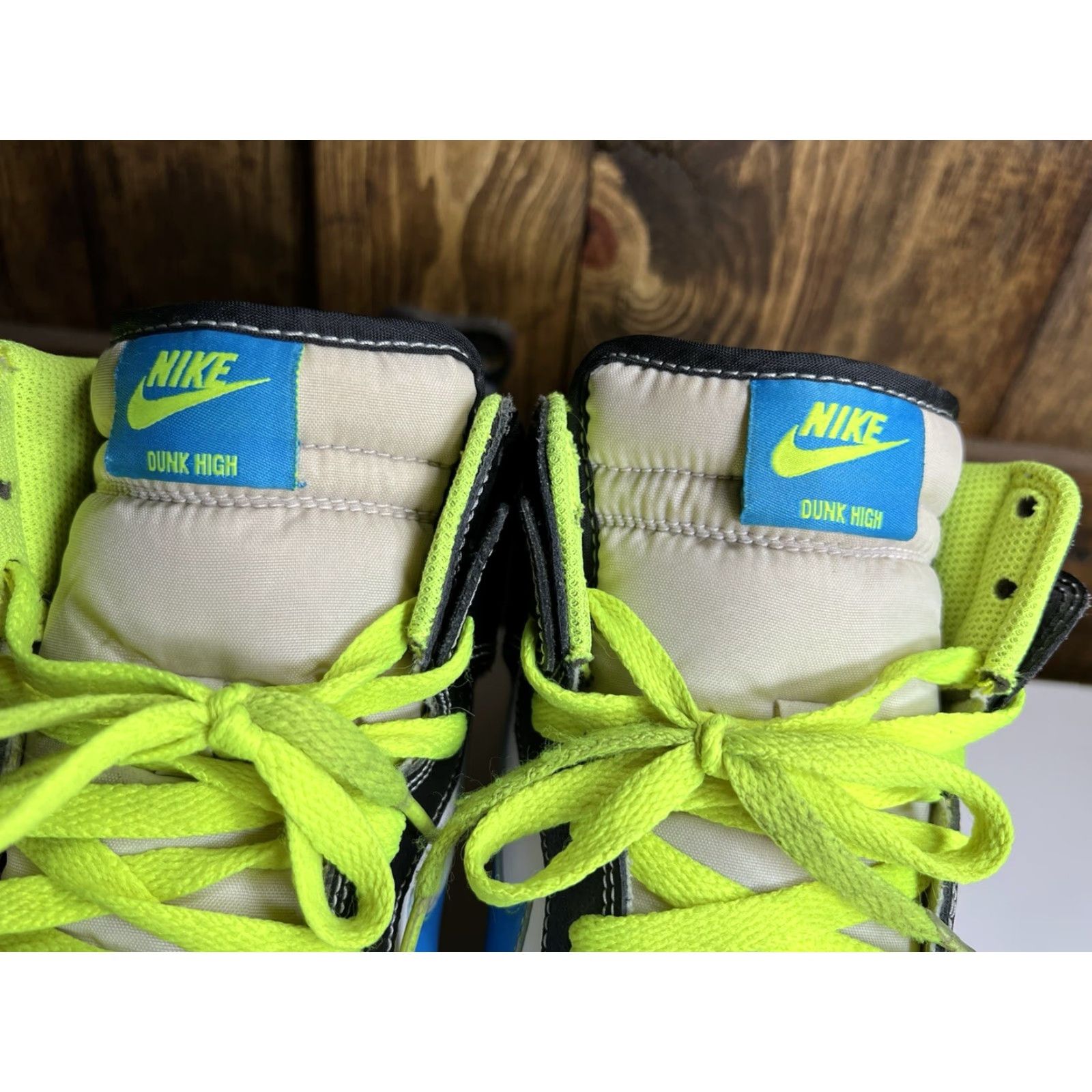 Nike Nike Dunk High AS PRM Men 11 Shoe White/Blue Glow/Black Nike Dunk High High Top Size US 11 / EU 44 - 5 Thumbnail