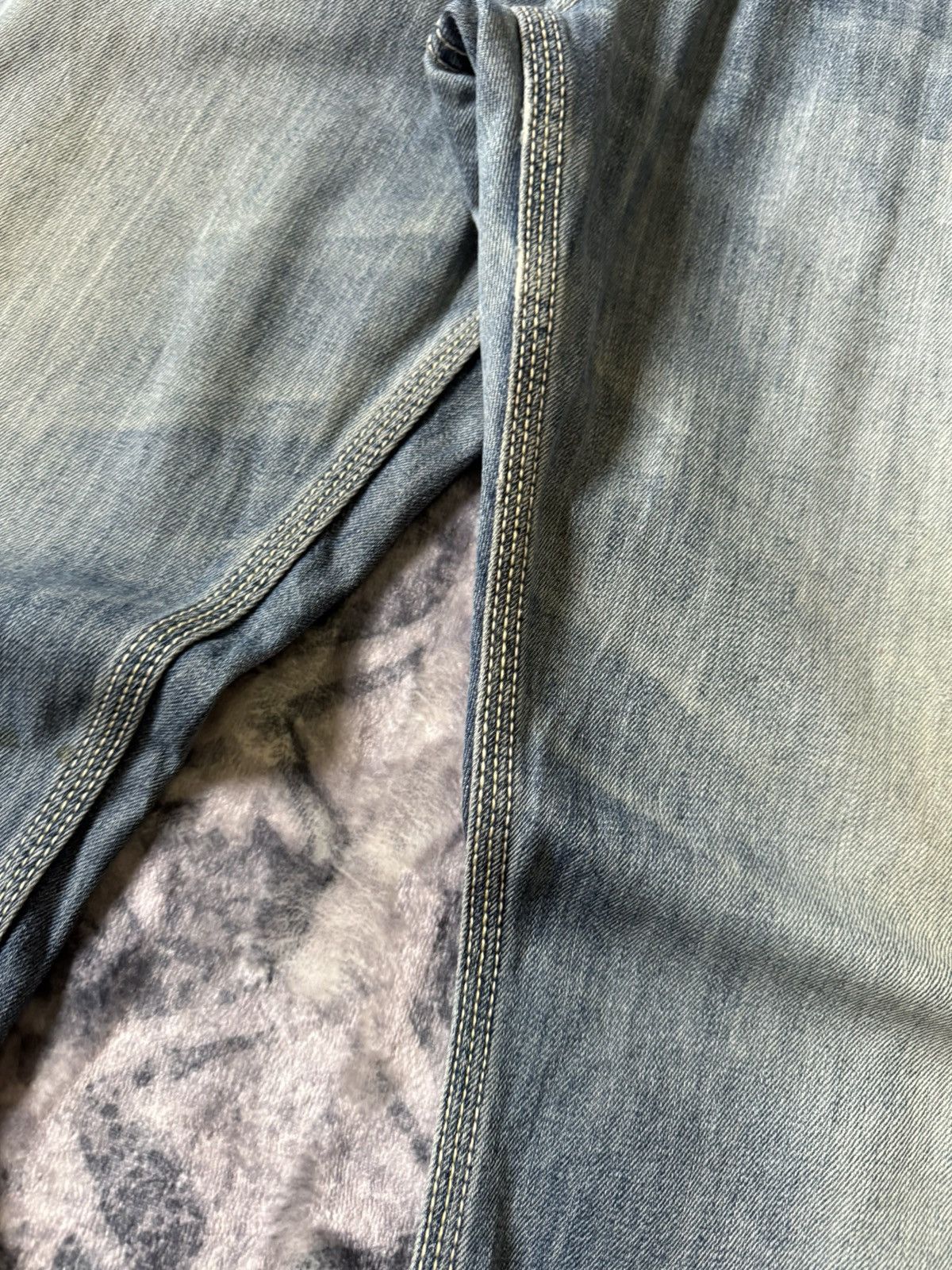 G-Unit × Vintage Y2k Real Bvoice Embroidered Pocket Baggy Loose Jeans Size US 32 / EU 48 - 18 Thumbnail