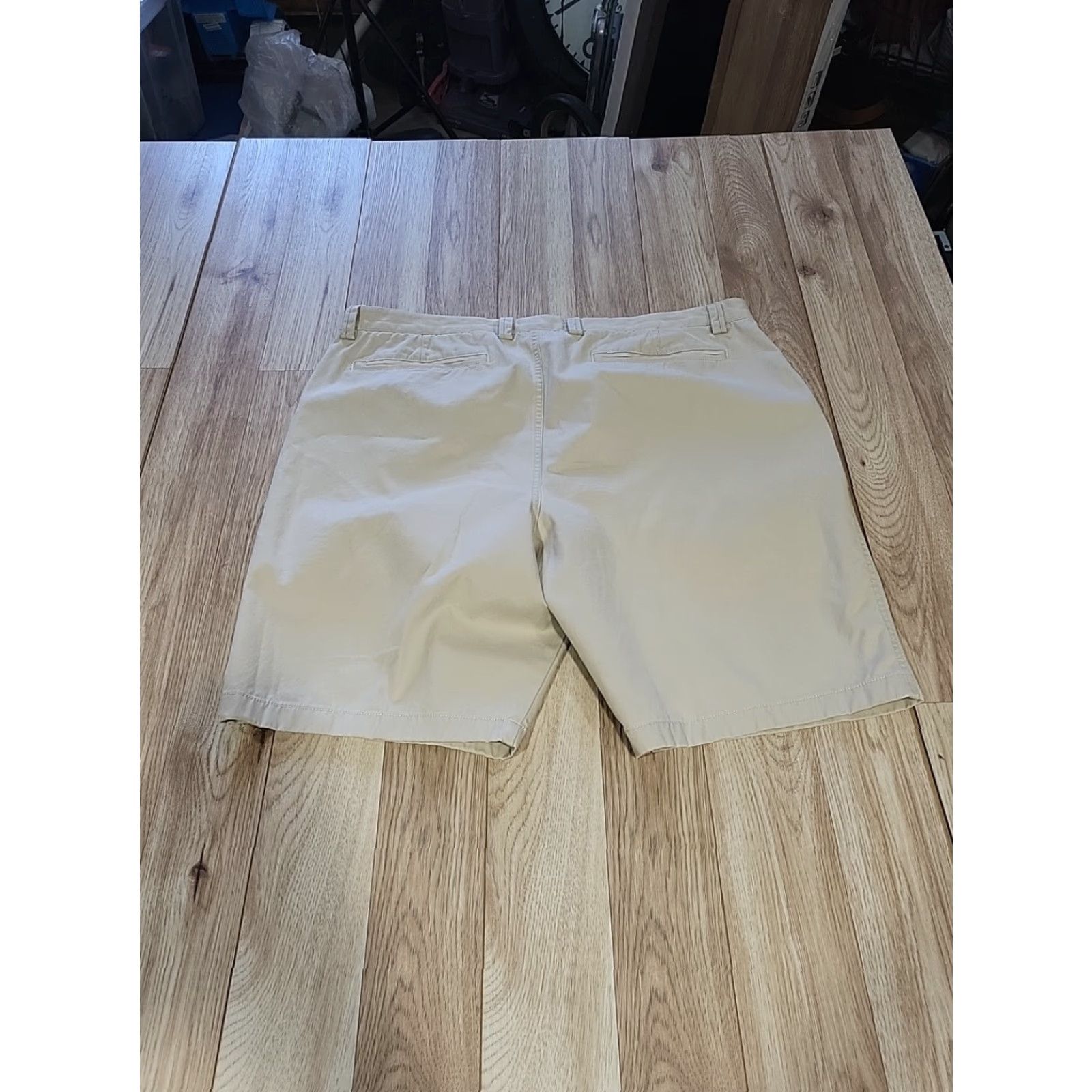 Cutter & Buck Cutter & Buck Golf Shorts Beige 40 Regular Cotton Flat Front Men Size US 40 / EU 56 - 7 Thumbnail