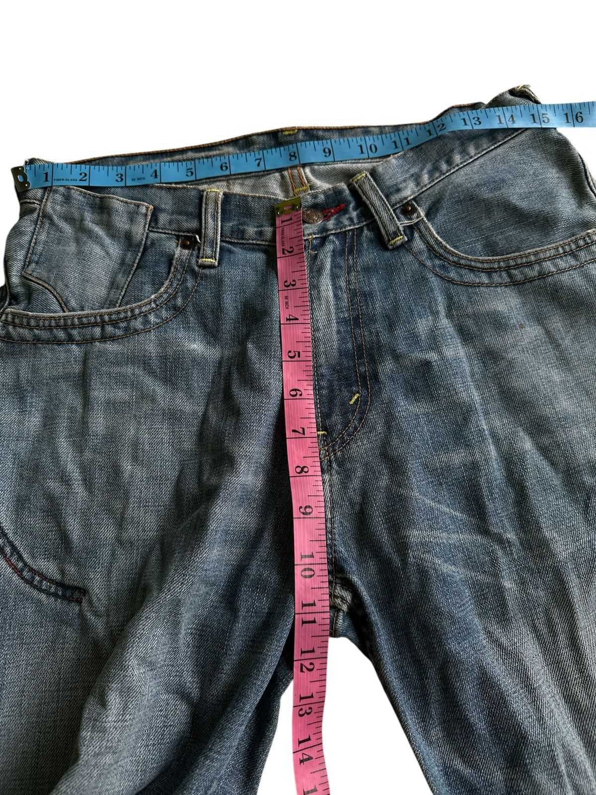 Levi's Distress Levis Light Washed . Size US 30 / EU 46 - 5 Thumbnail