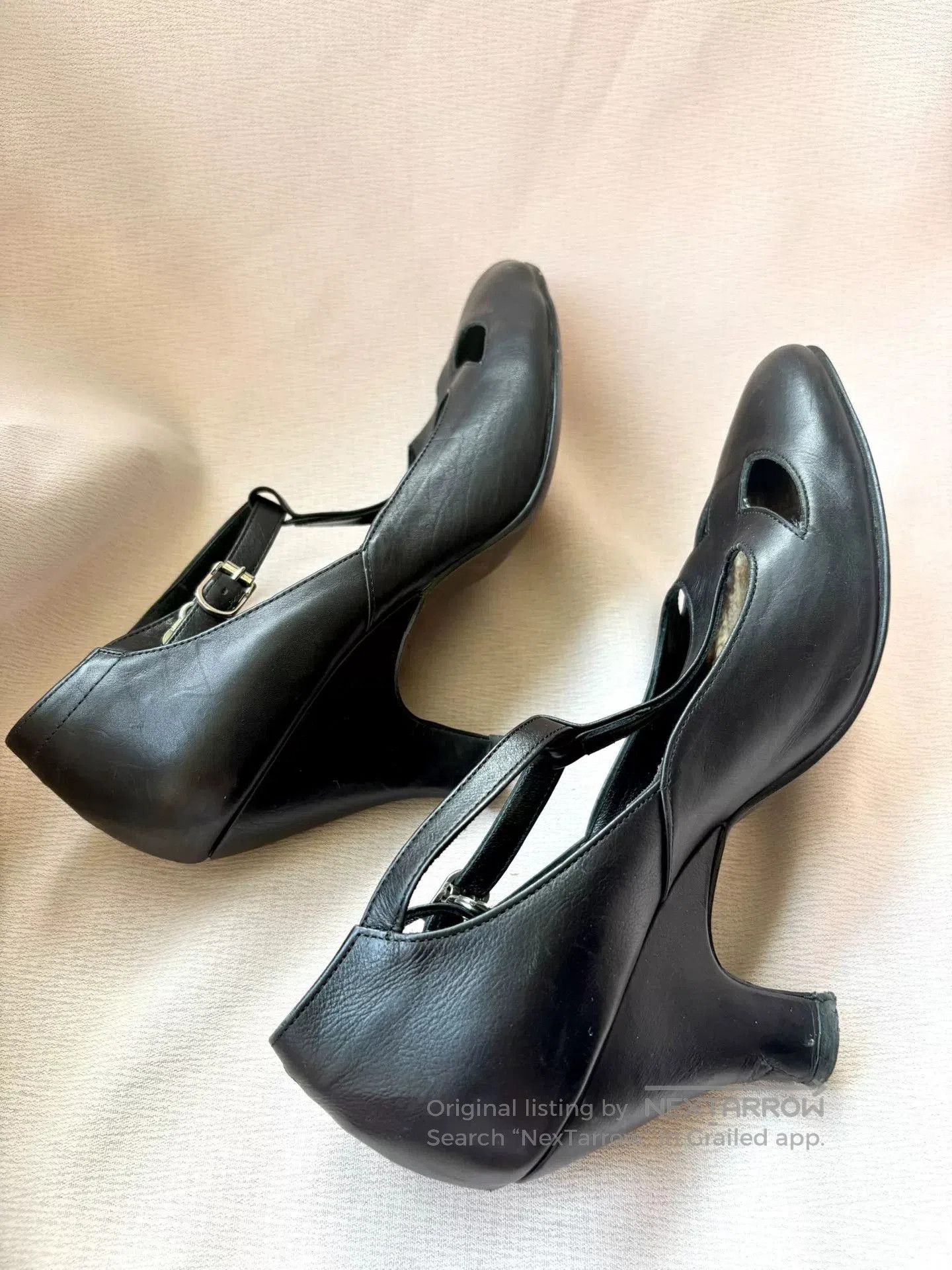 Vivienne Westwood Vivienne Westwood Vintage Black Leather Shoes. Size US 5 / IT 35 - 4 Thumbnail