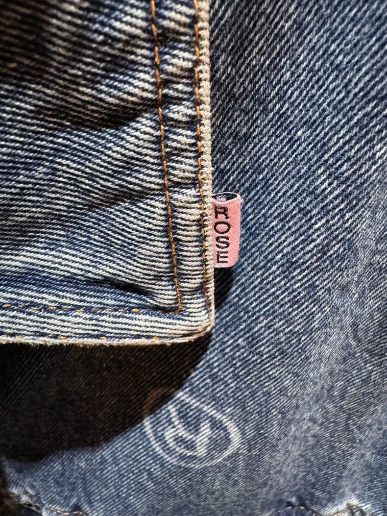 Martine Rose Martine Rose Denim jacket R with full logo print Size US M / EU 48-50 / 2 - 3 Thumbnail