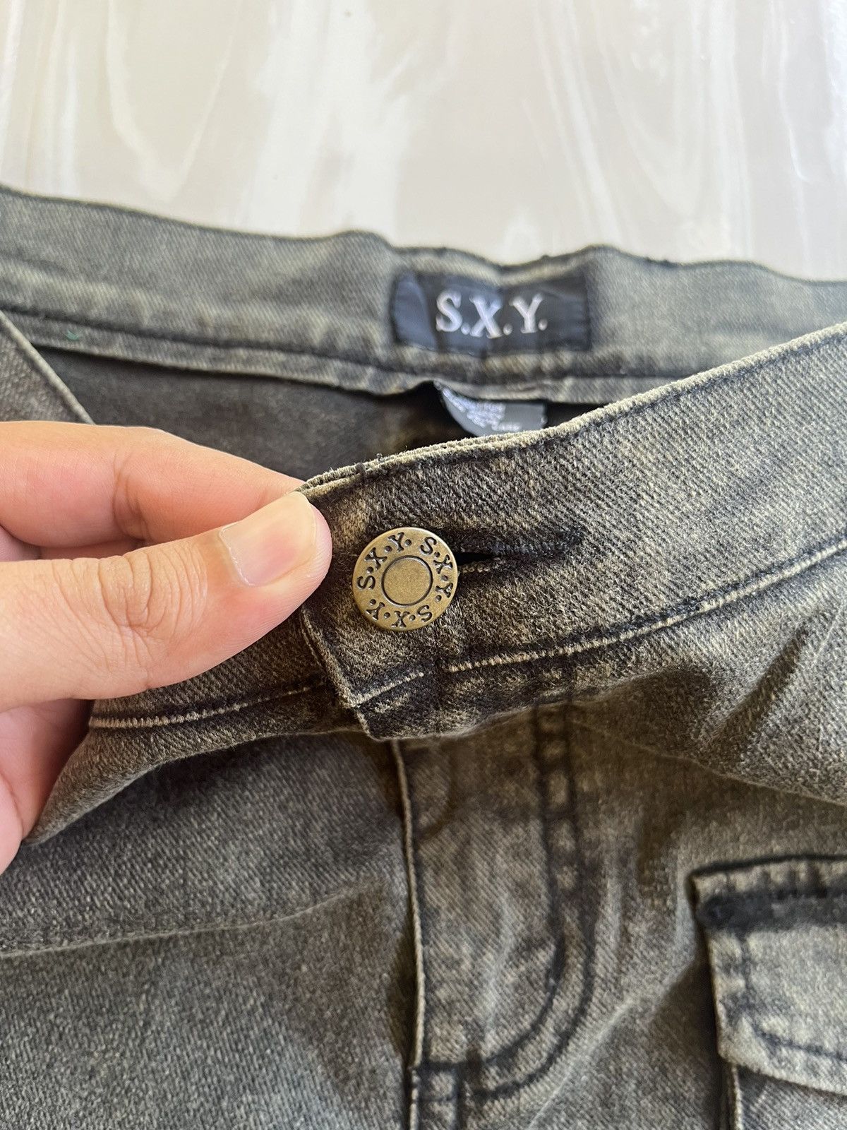 Hysteric Glamour × Japanese Brand Y2k S.X.Y. Flared denim Size US 34 / EU 50 - 7 Thumbnail