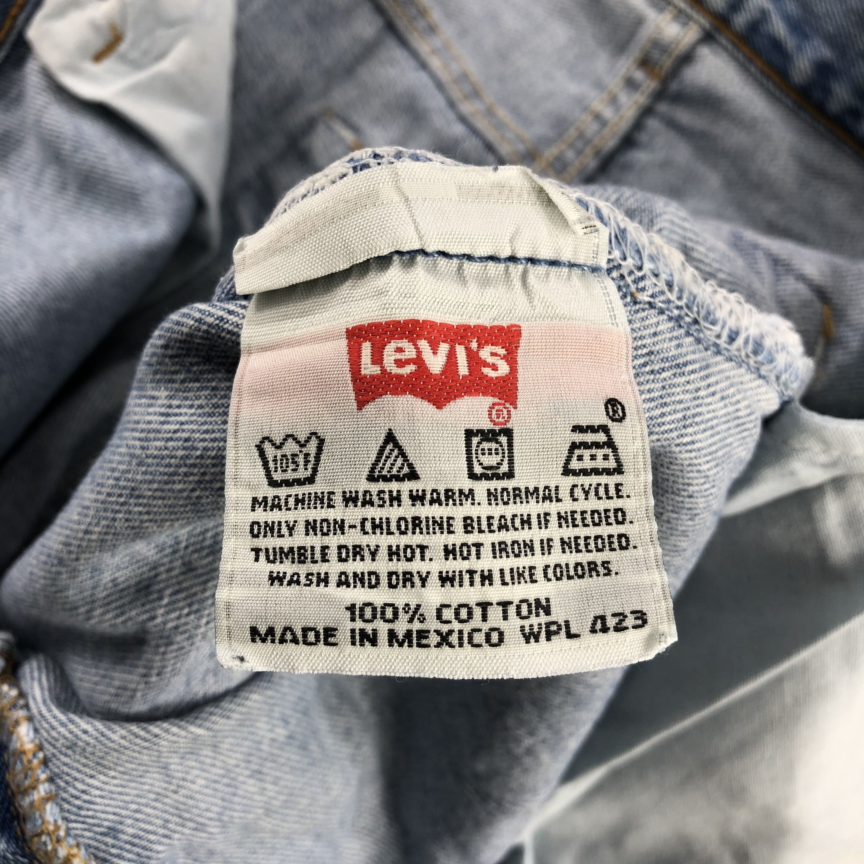 Levi's × Vintage Vintage 90s Light Wash Levis 501 Jeans-JM2822 Size US 30 / EU 46 - 10 Thumbnail