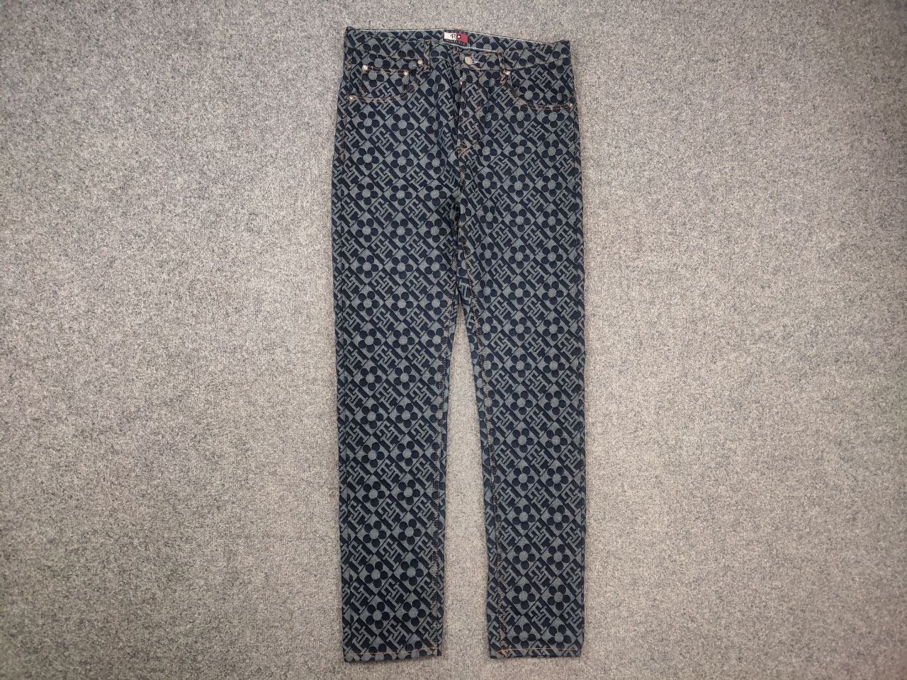 Tommy Hilfiger Richard Quinn Tommy Hilfiger Monogram jacquard Denim Jeans Size US 32 / EU 48 - 3 Thumbnail