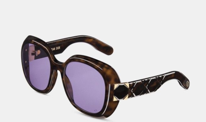 Dior o1w1db11024 Size: OS / Tortoiseshell Rounded Sunglasses Size ONE SIZE - 2 Thumbnail