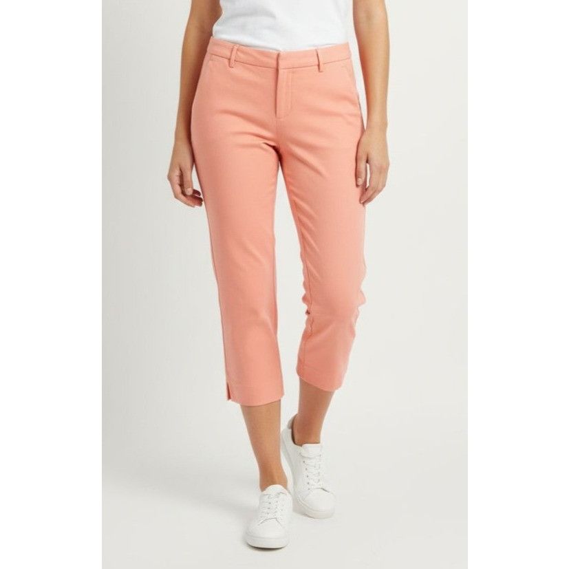 Other Liverpool LA Cropped Pants Women Size 10/30 Coral Pink Slim Size 30" / US 8 / IT 44 - 1 Thumbnail