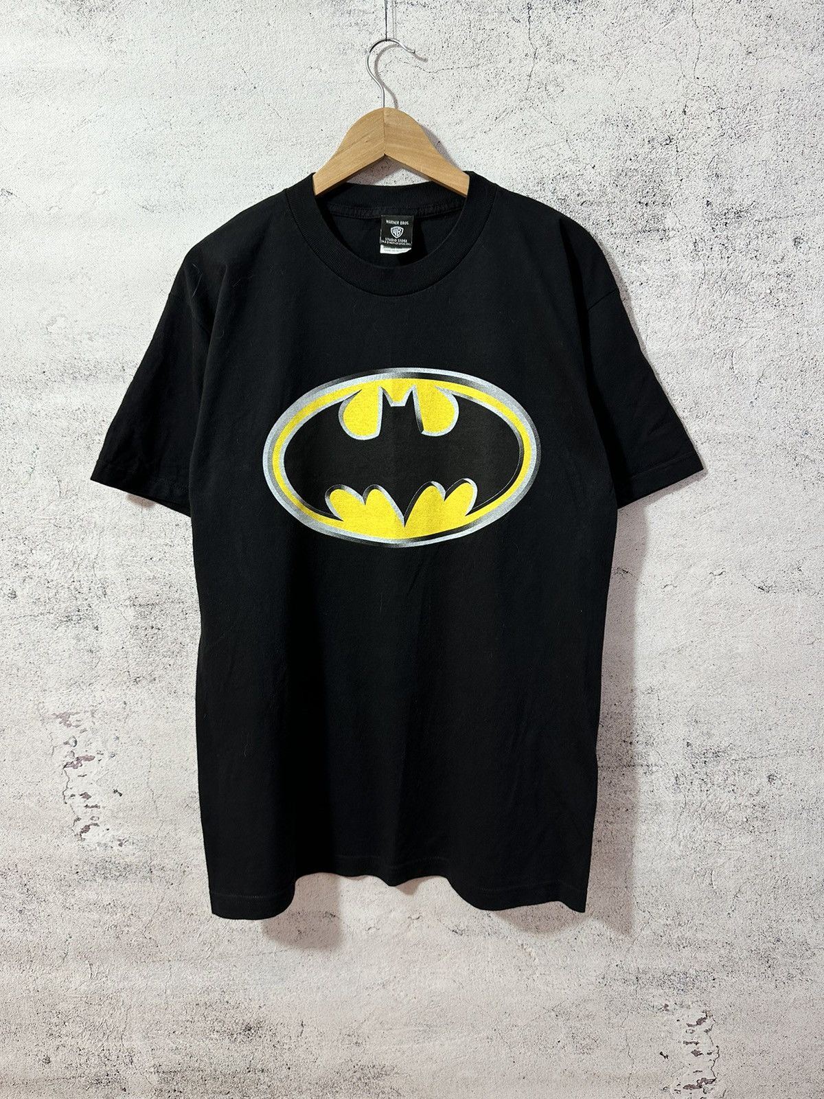 DC Comics × Warner Bros Vintage 1997 Batman DC Comics Big Logo Rare T shirt Size US L / EU 52-54 / 3 - 1 Thumbnail