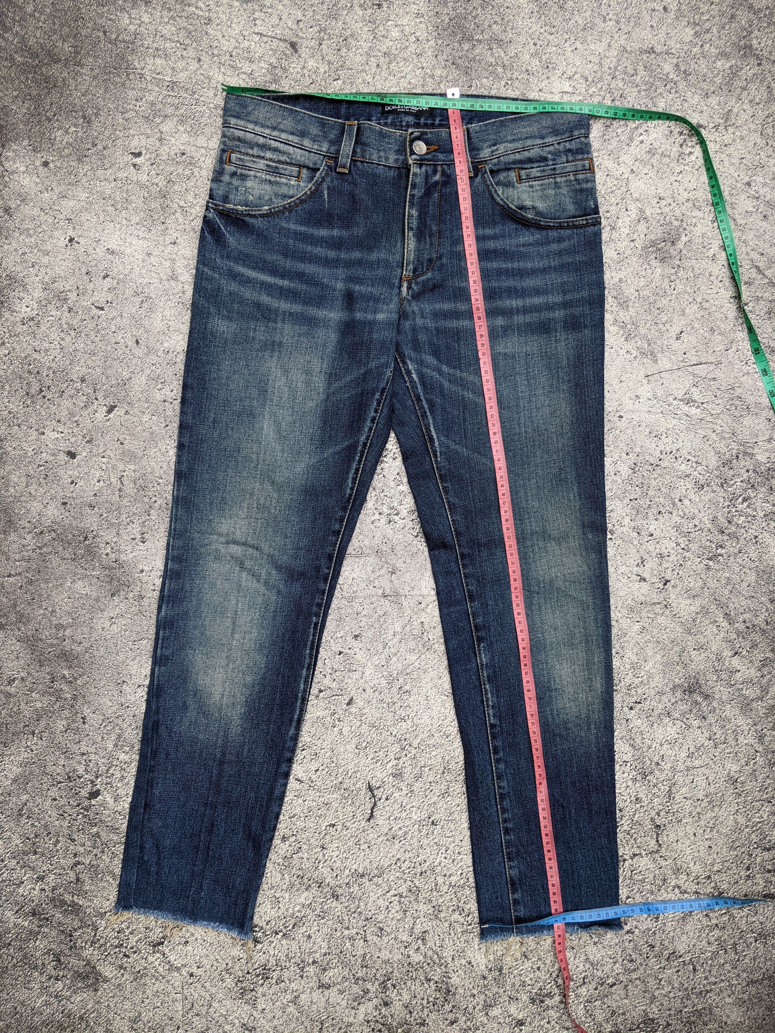 Dolce & Gabbana Dolce Gabbana Washed Denim Jeans Size US 28 / EU 44 - 7 Thumbnail