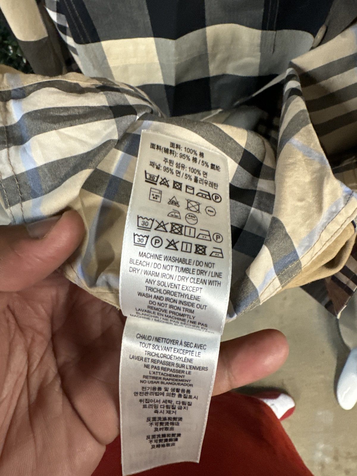 Burberry Long sleeve multicolor button up Size US L / EU 52-54 / 3 - 2 Thumbnail