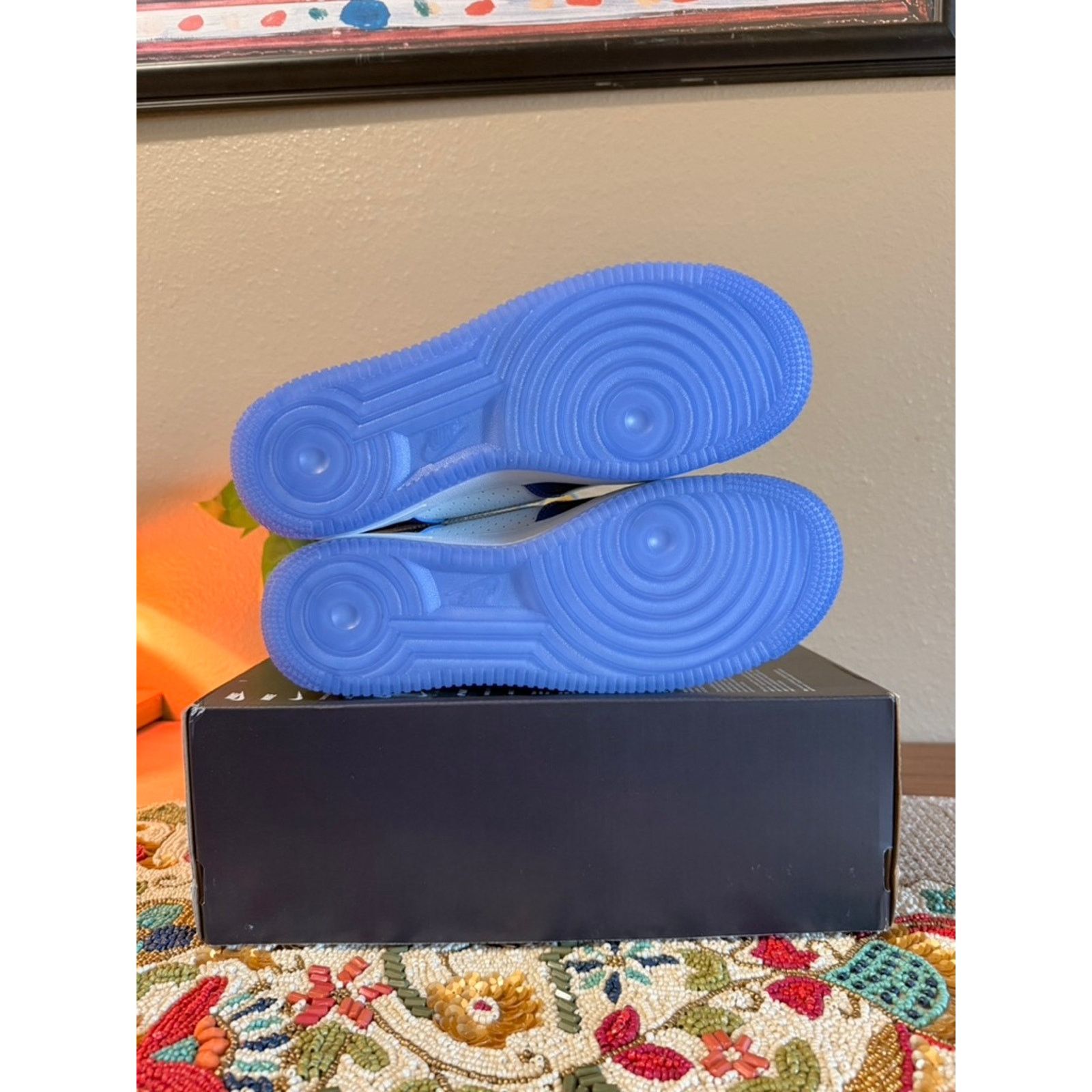 Nike Nike Air Force 1 Low '07 LV8 Light Photo Blue Photon Dust Size US 12 / EU 45 - 6 Thumbnail