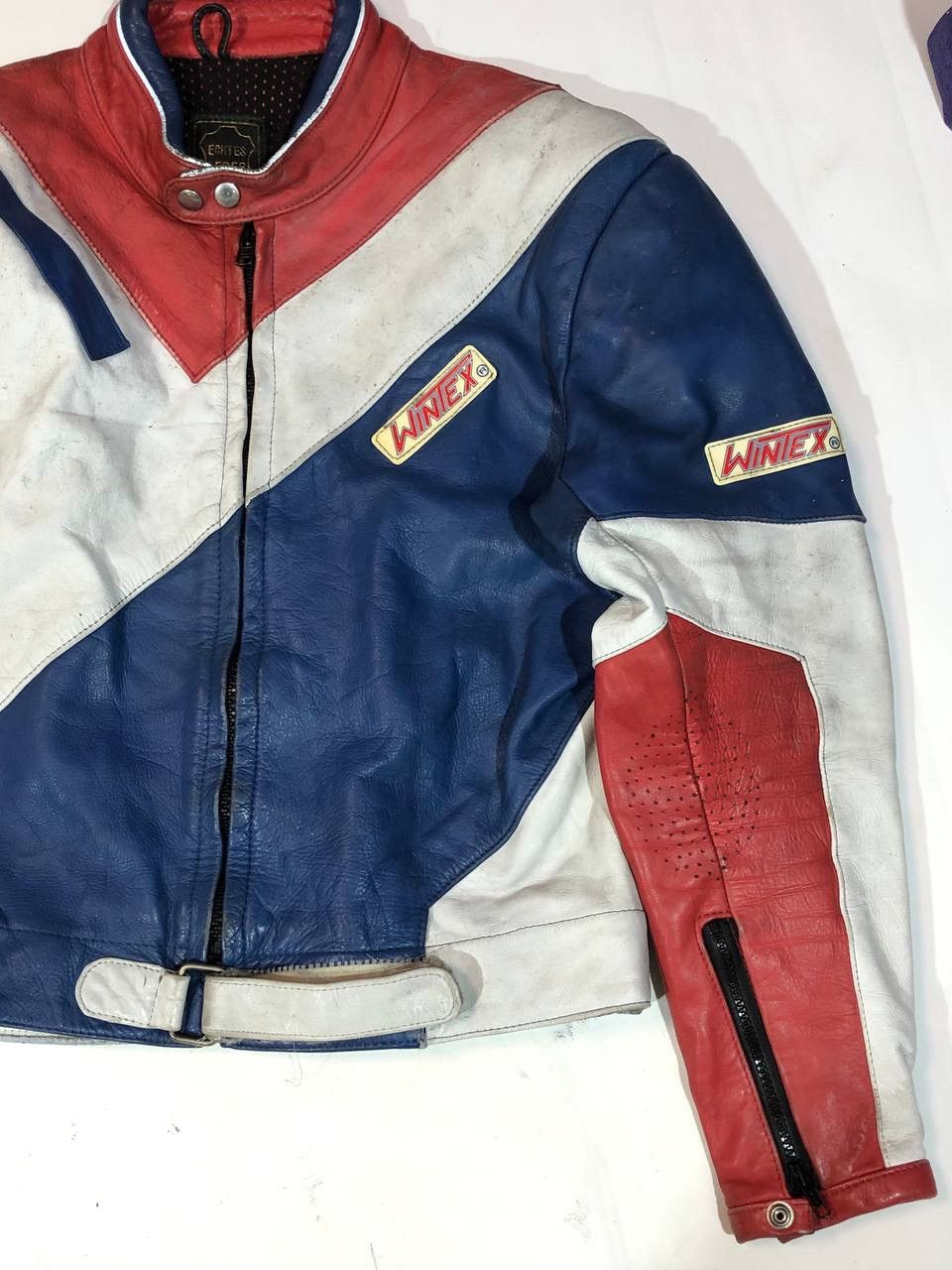 Other Wintex Vintage 80s Leather Overall Racing Moto Size US L / EU 52-54 / 3 - 4 Thumbnail