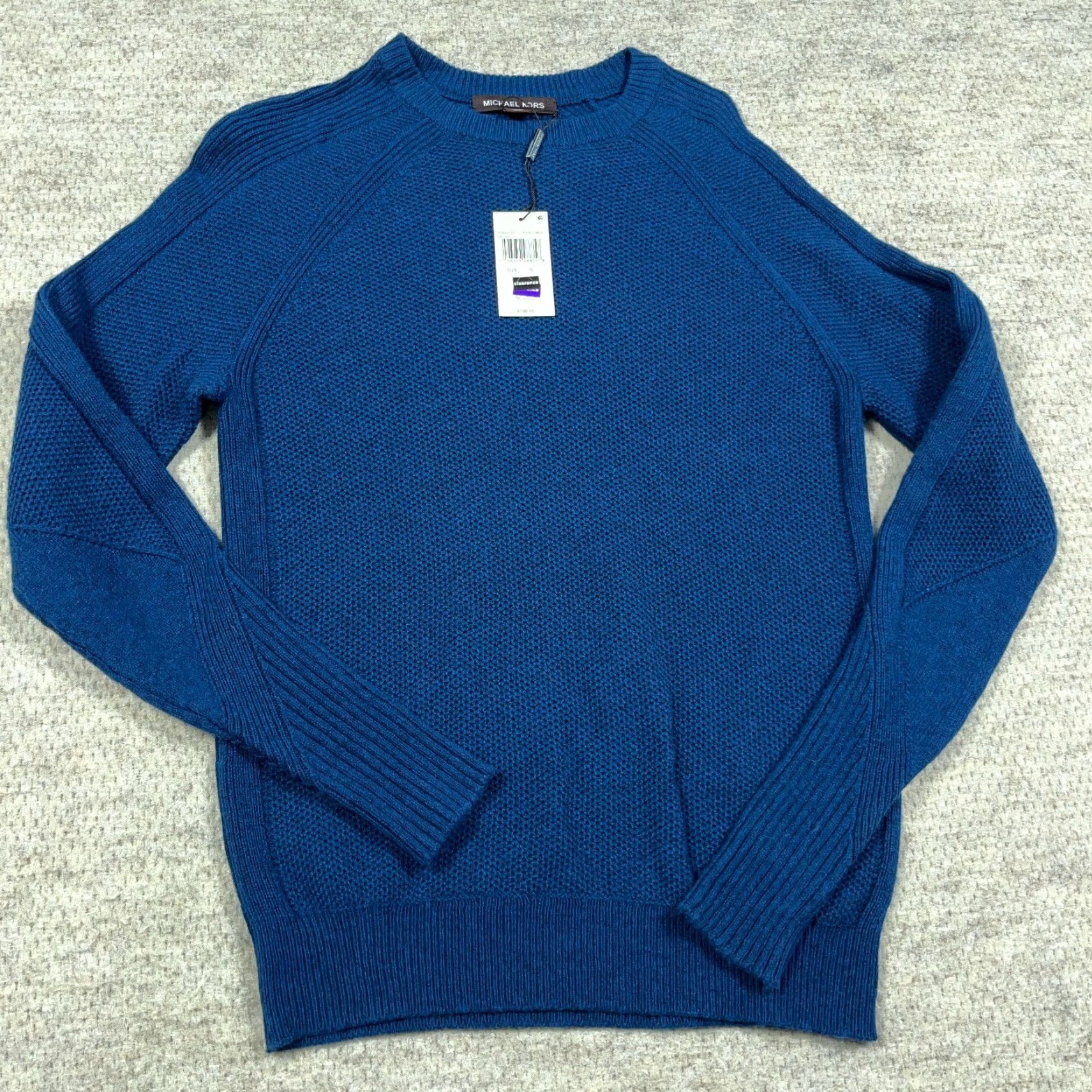 Michael Kors Michael Kors Sweater Men S Blue Crew Neck Pullover Knit Wool Nylon Cotton Logo 90s Classic Preppy Indoor Outdoor All Seasons Regular Size US S / EU 44-46 / 1 - 3 Thumbnail