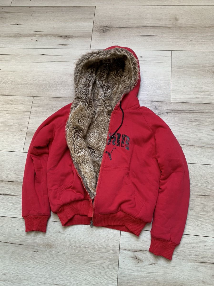 If Six Was Nine × Le Grande Bleu (L.G.B.) × Vintage VINTAGE ZIP HOODIE WITH FAUX FUR JAPANESE LGB GOA STYLE Size XL / US 12-14 / IT 48-50 - 1 Thumbnail