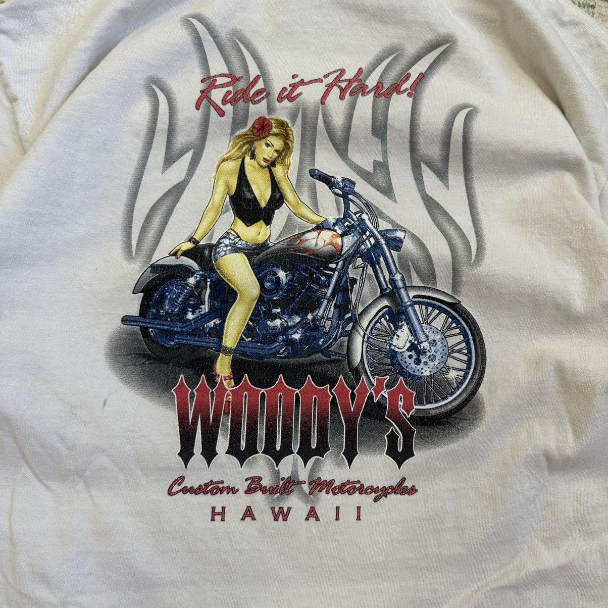 Y/Project Vintage Ride It Hard Woody’s Hawaii T-shirts Moto Mexico Size US M / EU 48-50 / 2 - 6 Thumbnail