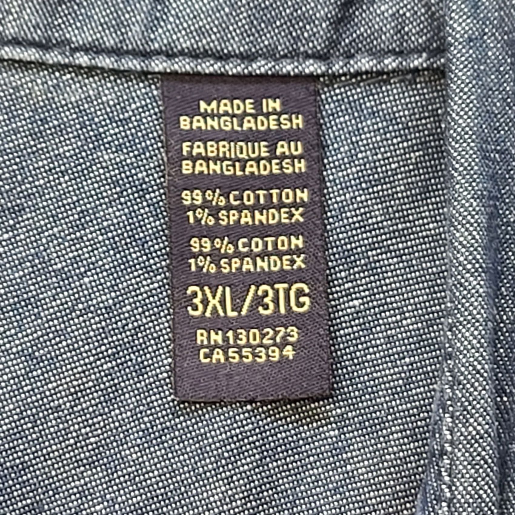 Wrangler VINTAGE Wrangler Shirt Mens 3XL Premium Quality Comfort Flex Denim Button Up Western Size US XXL / EU 58 / 5 - 2 Thumbnail