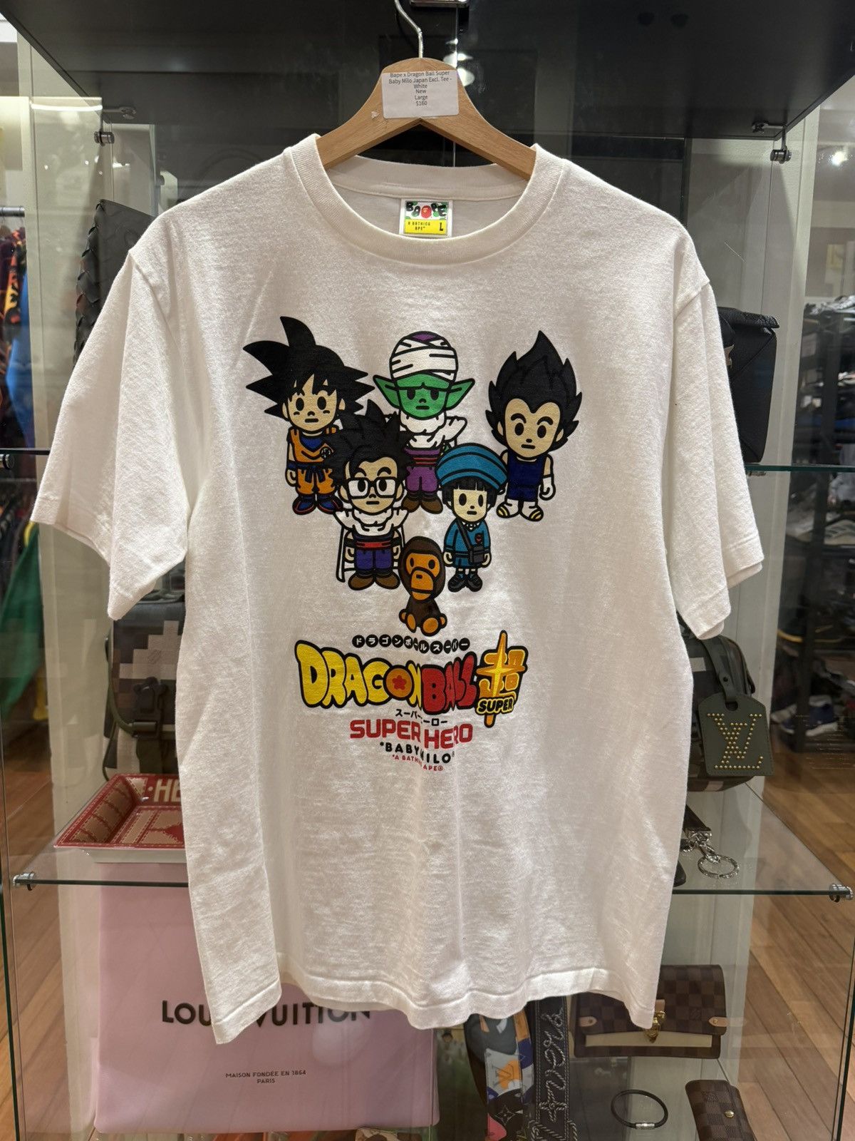 Bape X Dragon Ball Z Baby Milo Japan Exclusive Tee