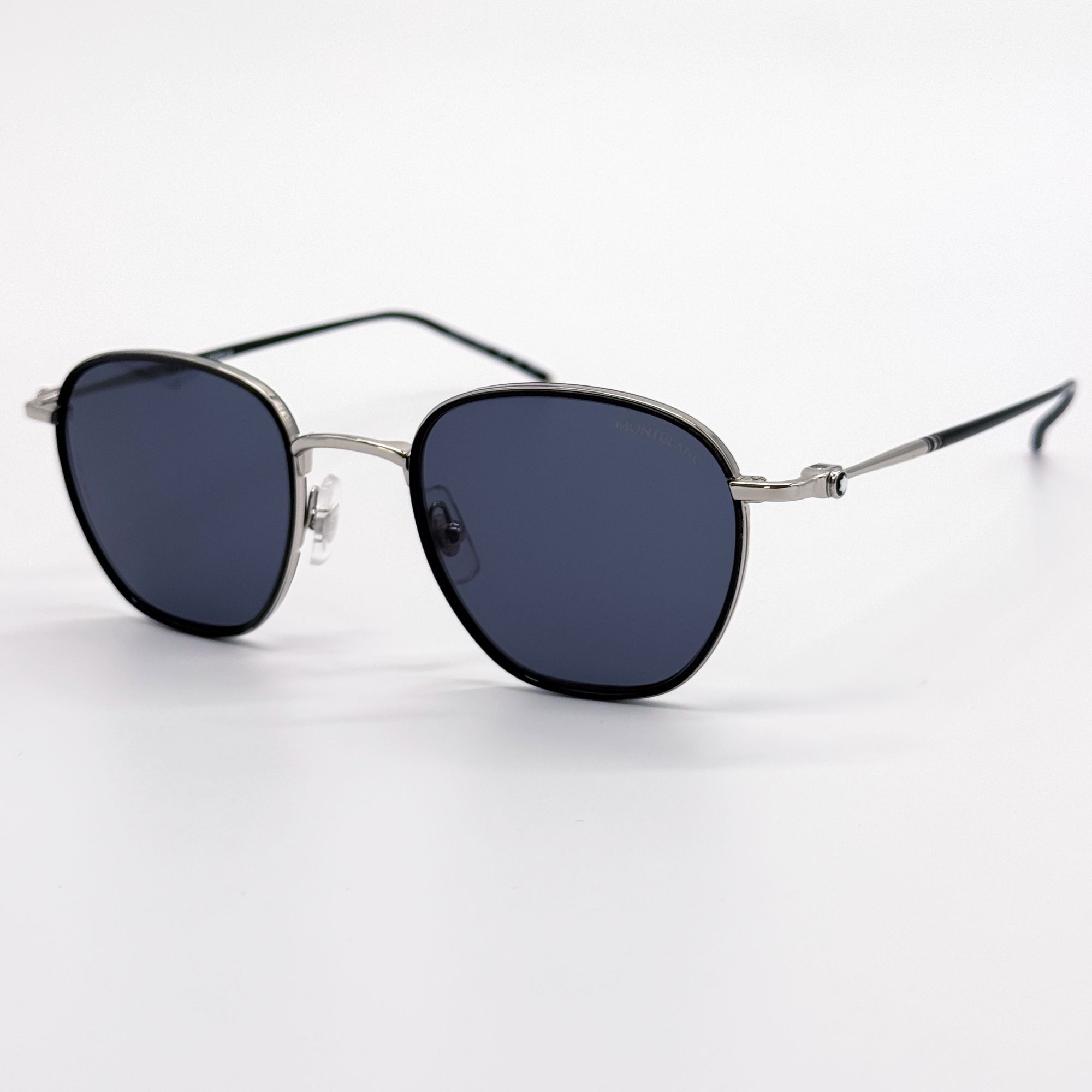 Montblanc NEW MONTBLANC SUNGLASSES MEN BLACK/GRAY MB0160S 001 EYEWEAR Size ONE SIZE - 3 Thumbnail